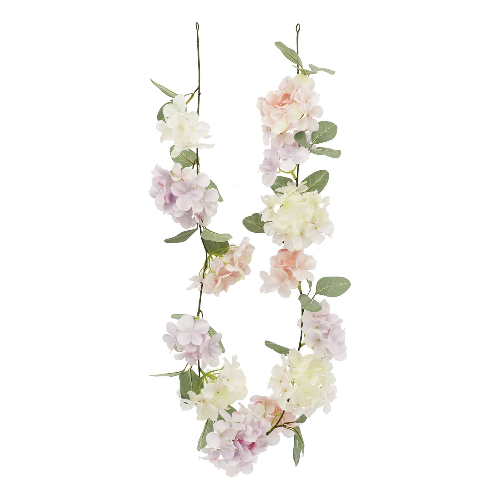6ft. Cream, Pink &#x26; Purple Hydrangea Garland by Ashland&#xAE;