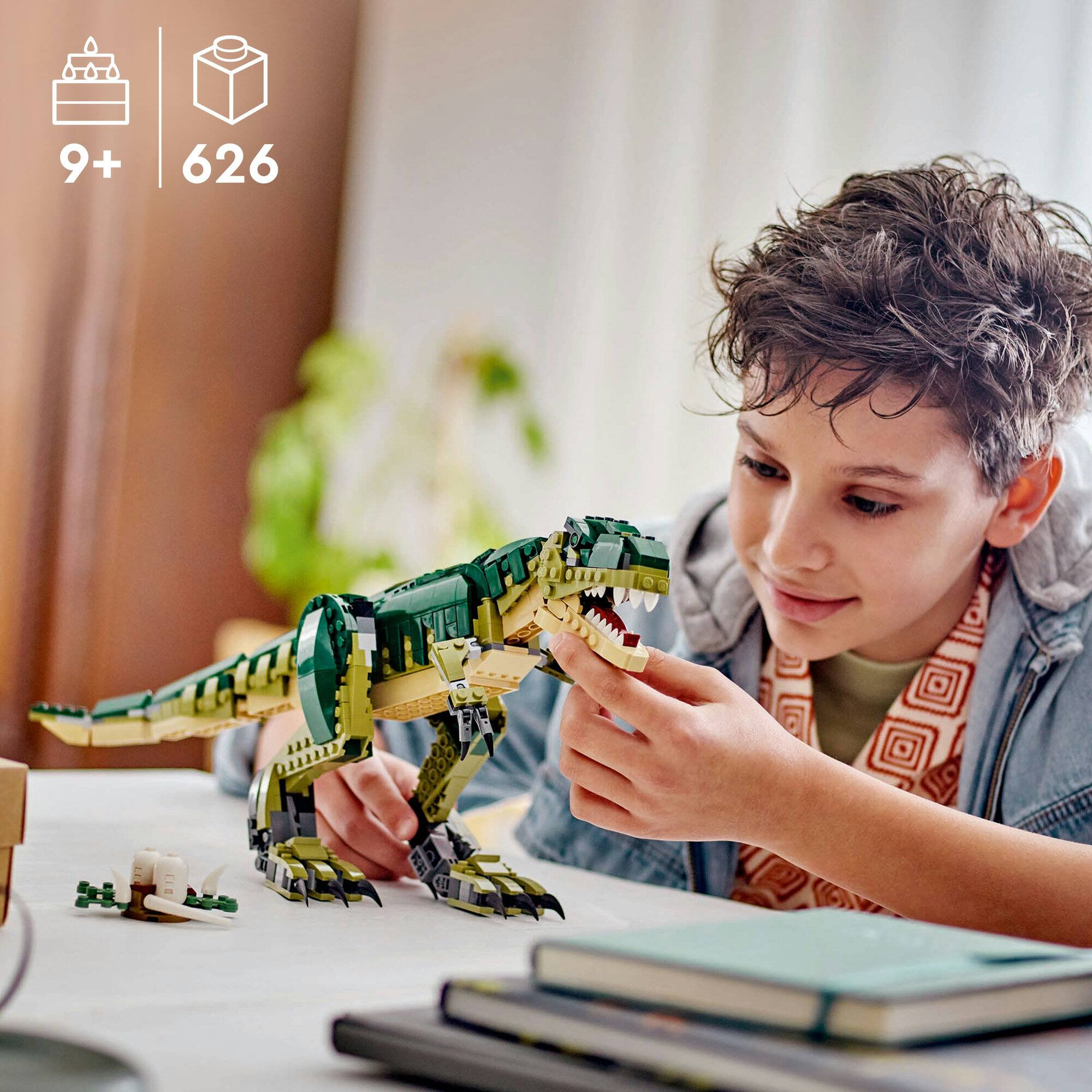 LEGO® Creator 3in1 T. rex, Dinosaur Toy for Kids 31151