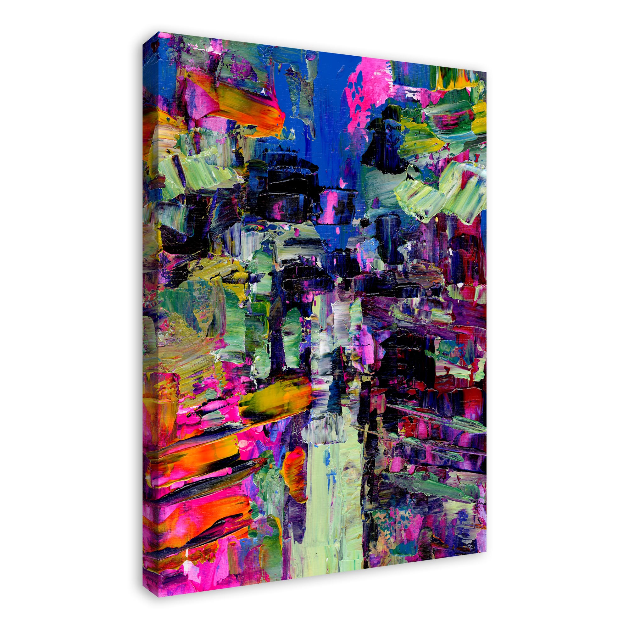 Bright Neon 24" x 36" Canvas Wall Art