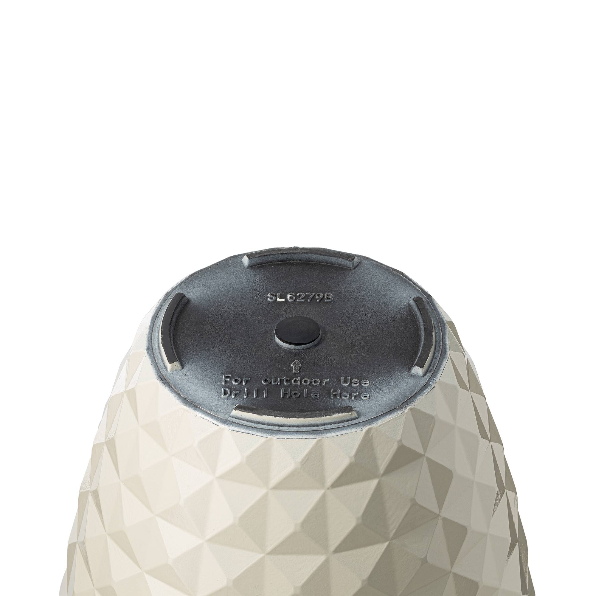 Glitzhome® 19.7" Eco-Friendly Oversized Faux Ceramic Pot Planters, 2ct.