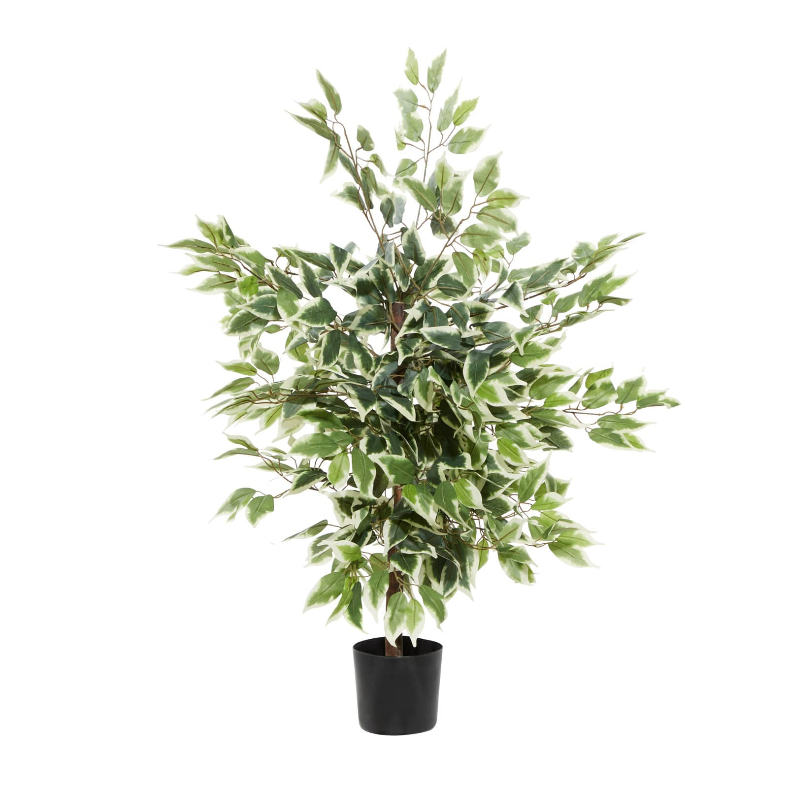 Ficus Tree Artificial Decorative Foliage, 45&#x22;, Green