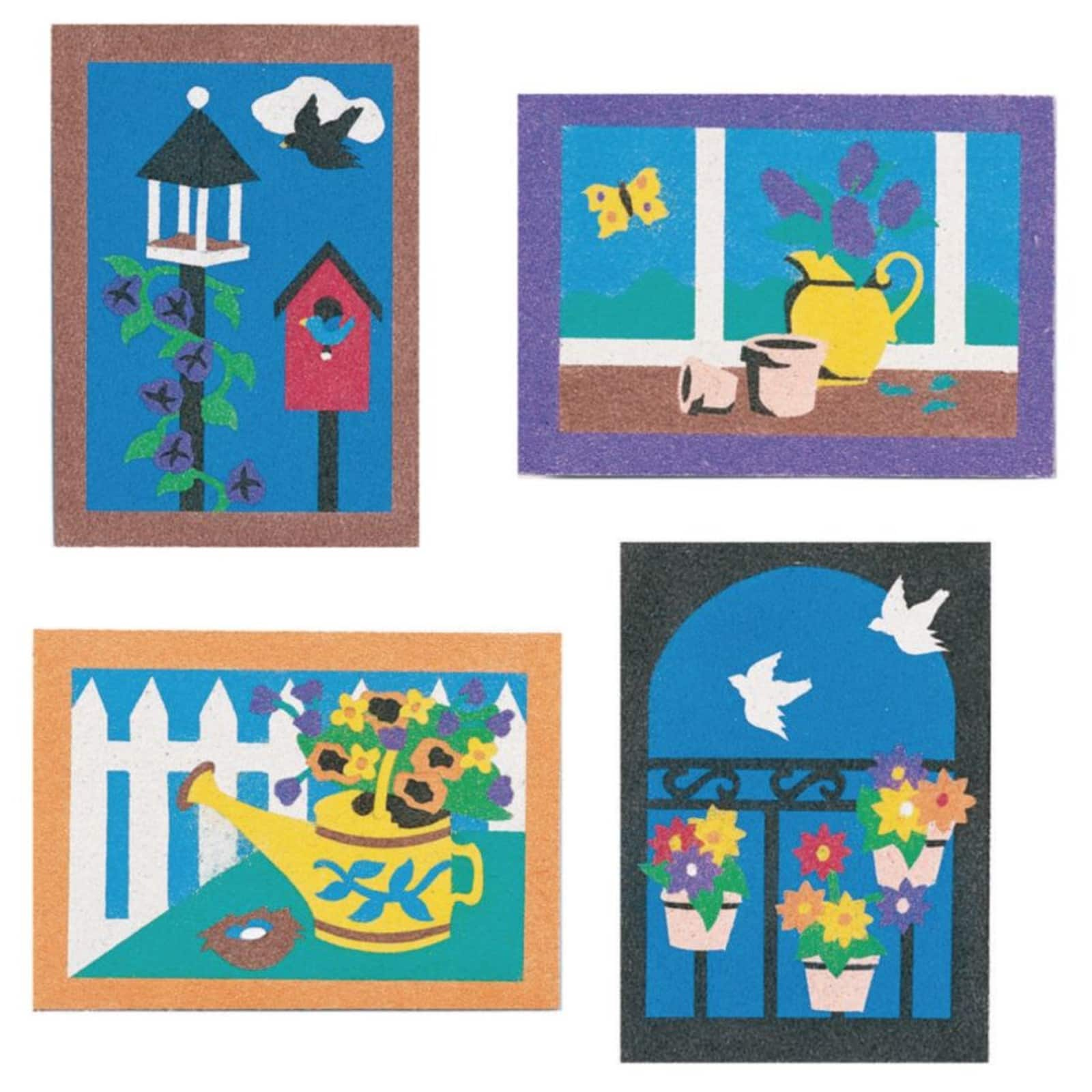 S&S® Worldwide Garden Sand Art Board Set | Michaels