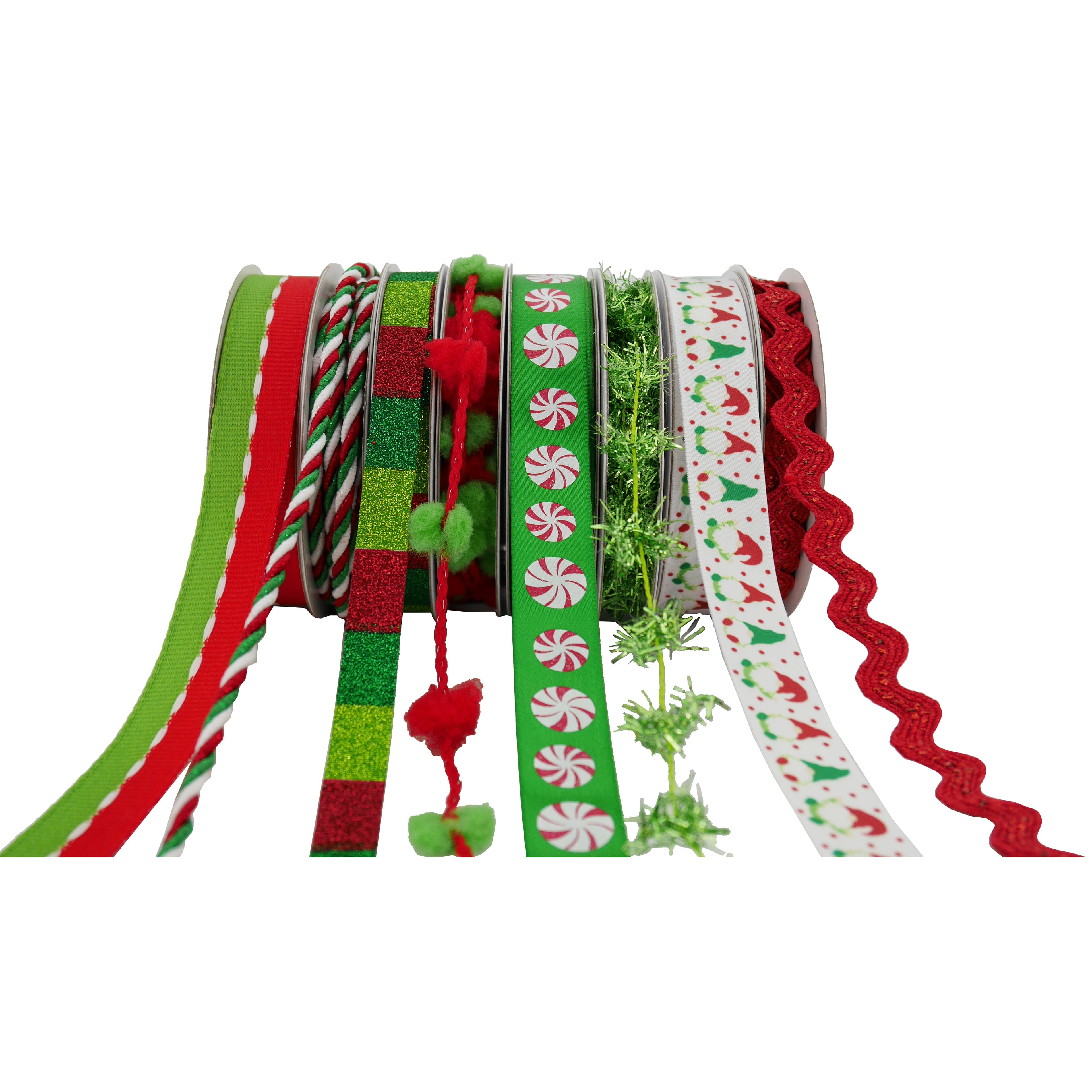 8ft. Whimsy Value Pack Ribbon by Celebrate It&#xAE; Christmas