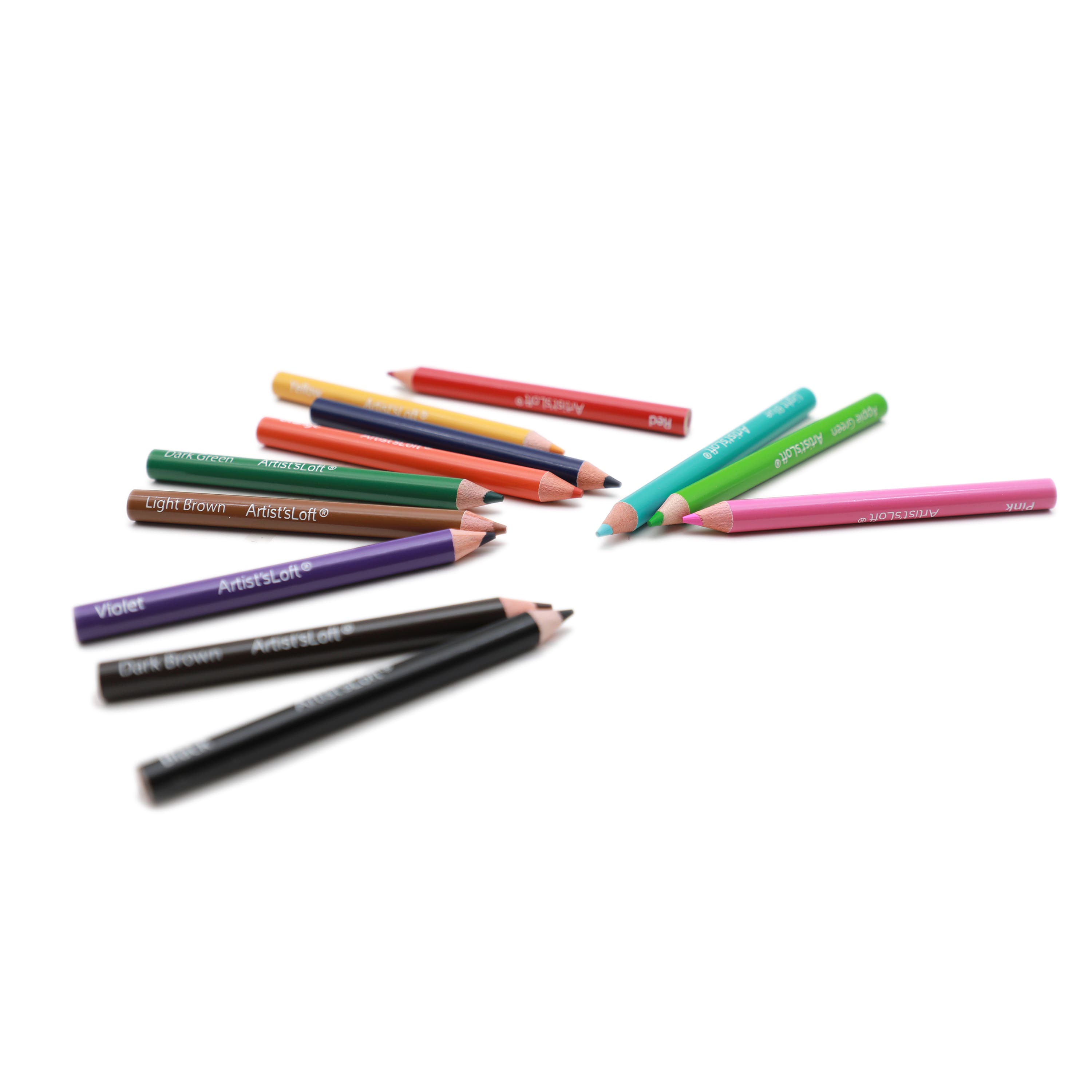 Mini Coloured Pencils, 12ct. by Artist&#x27;s Loft&#xAE;