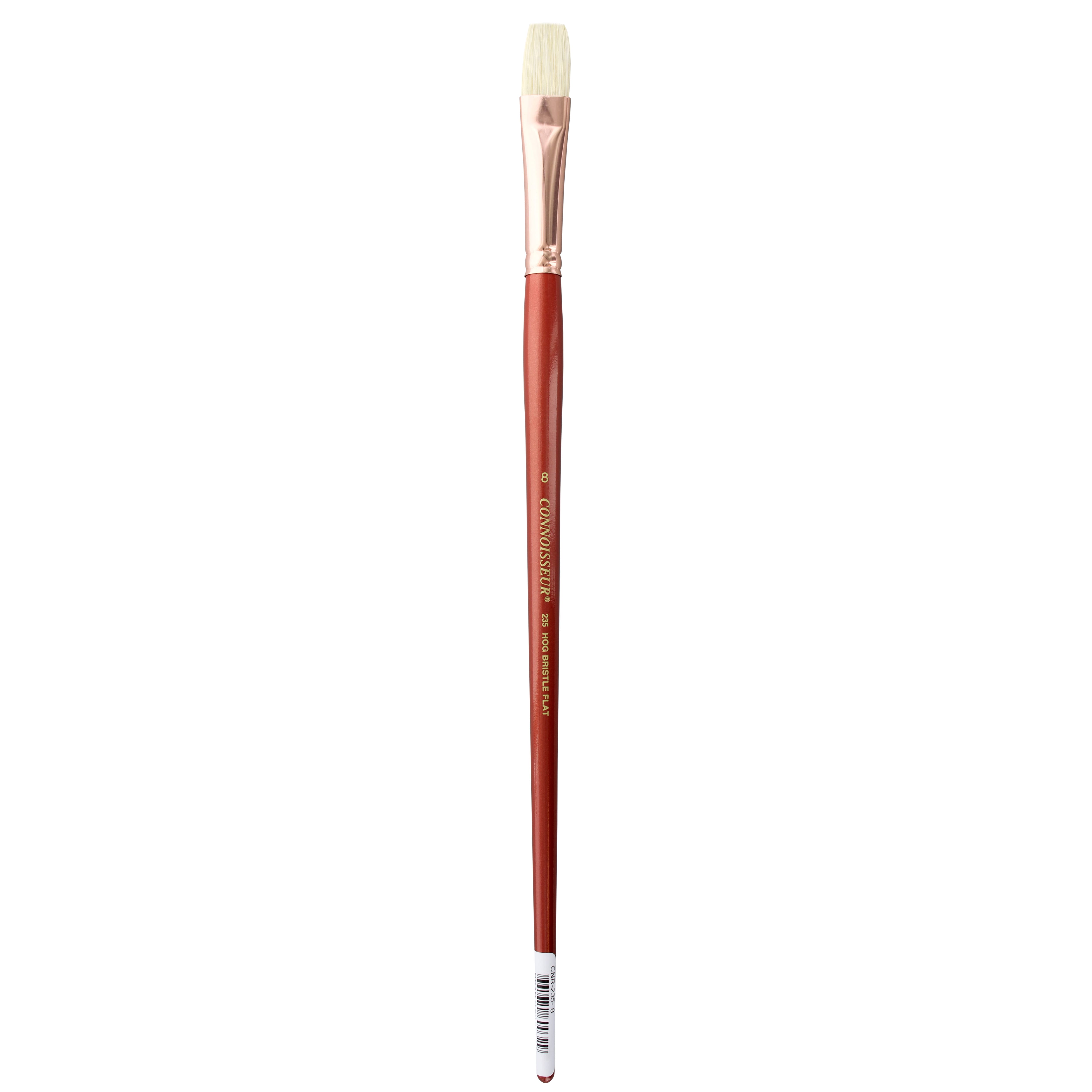 Connoisseur&#xAE; Hog Bristle Long Handle Flat Brush