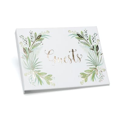 Hortense B. Hewitt Co. Greenery Guest Book | Michaels