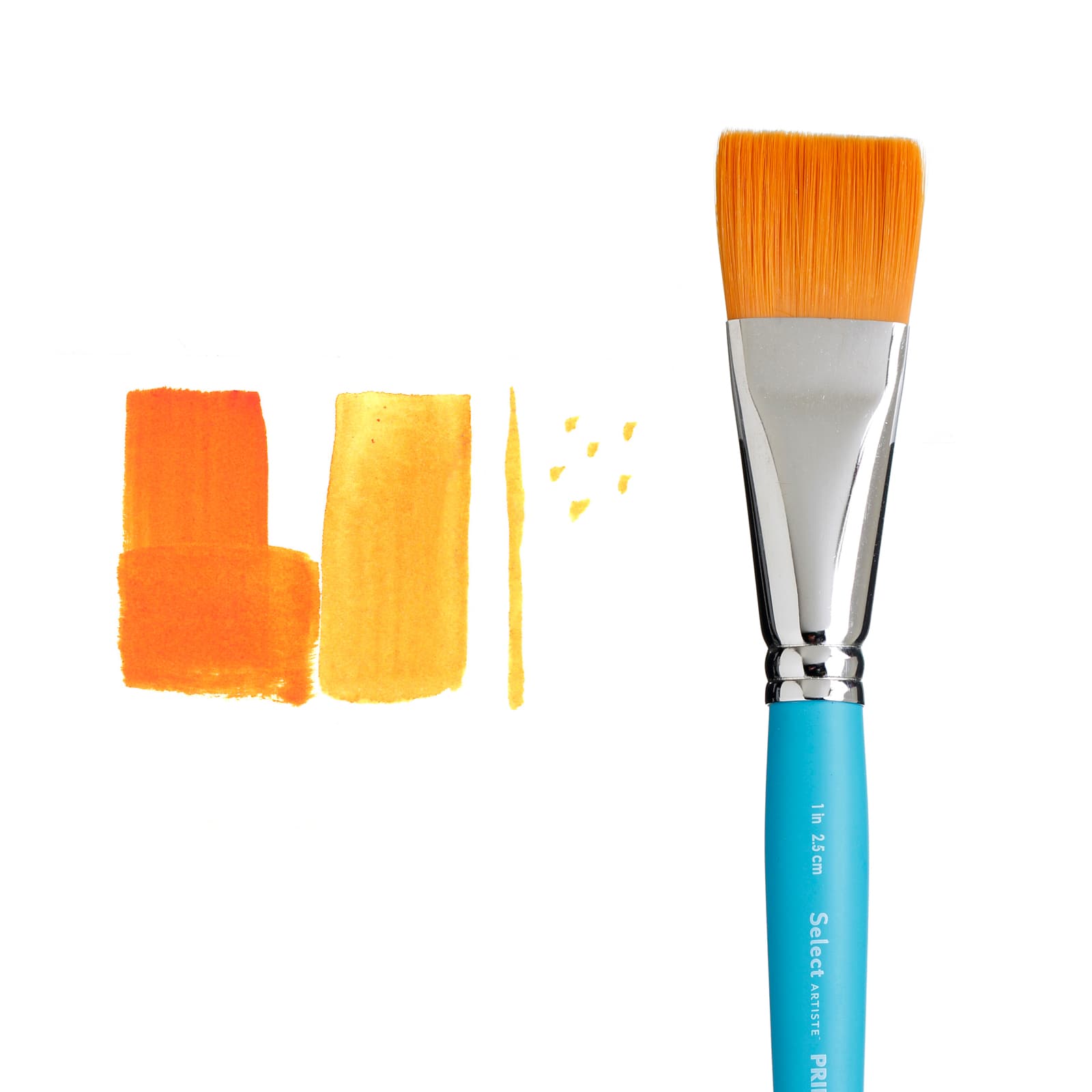 12 Pack: Princeton&#x2122; Select&#x2122; Artiste Series 3750 Short Handle Flat Wash Brush