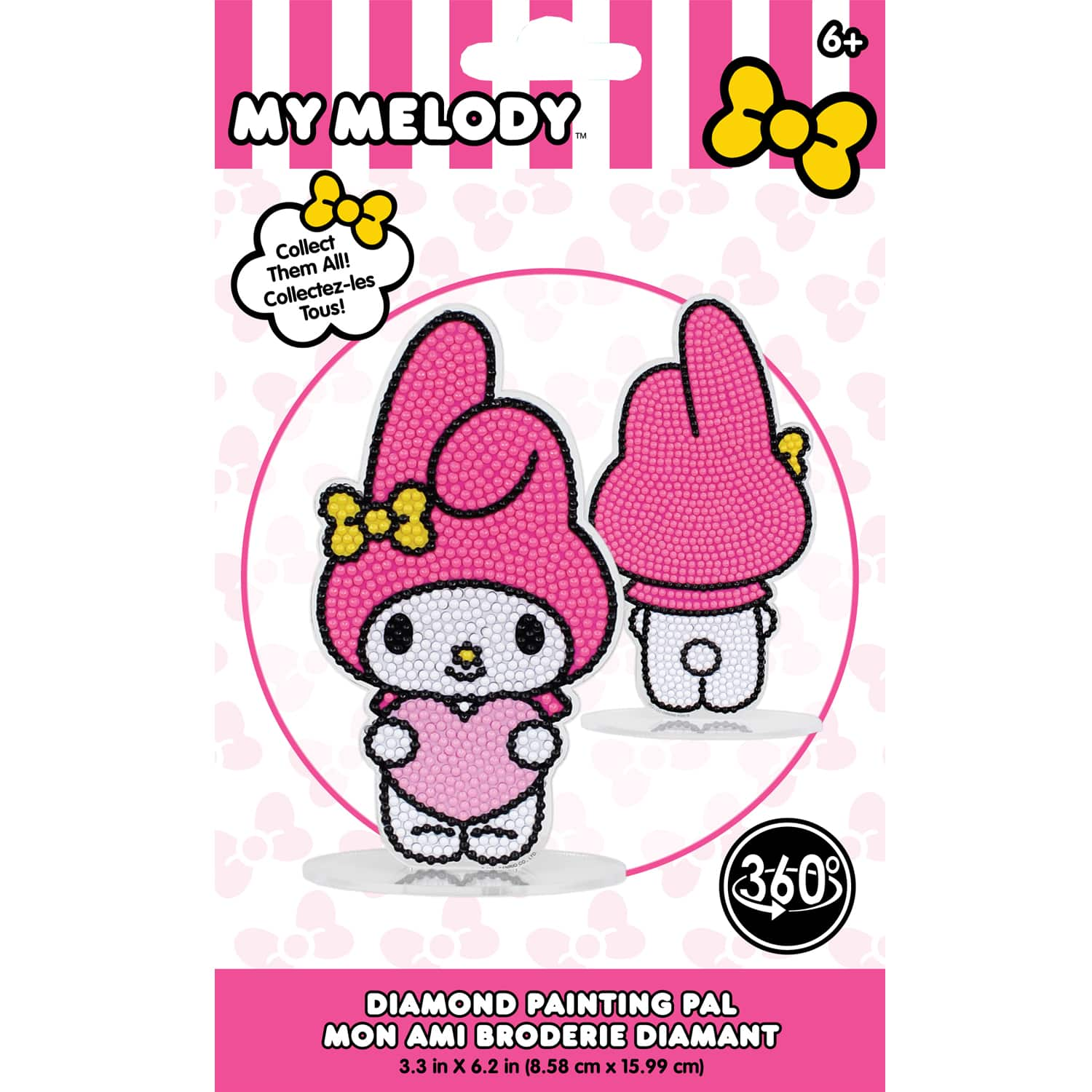 Camelot&#xAE; Dots Hello Kitty&#xAE; My Melody&#x2122; Diamond Painting Pal Kit