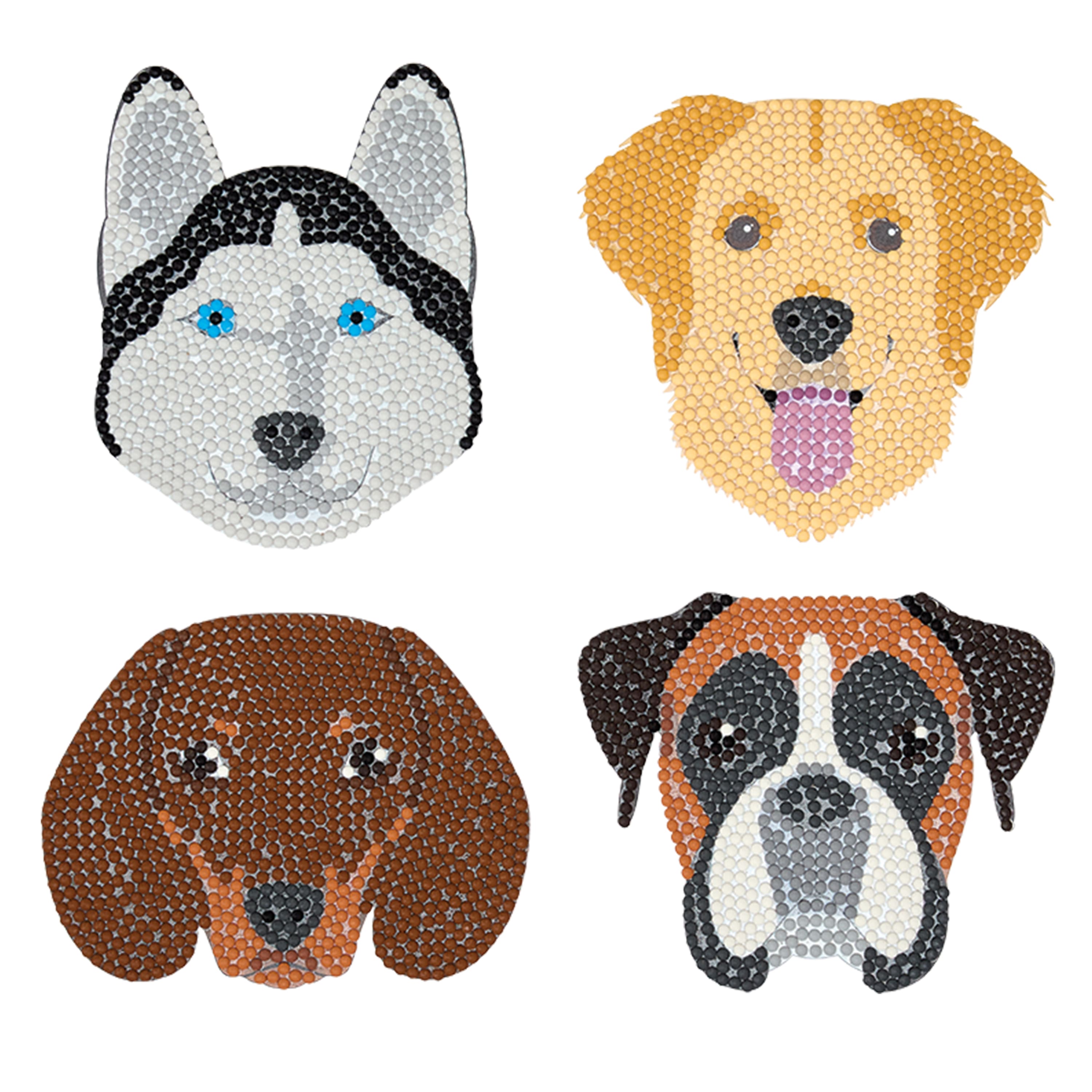 Dogs Diamond Art Coaster Kit by Make Market®