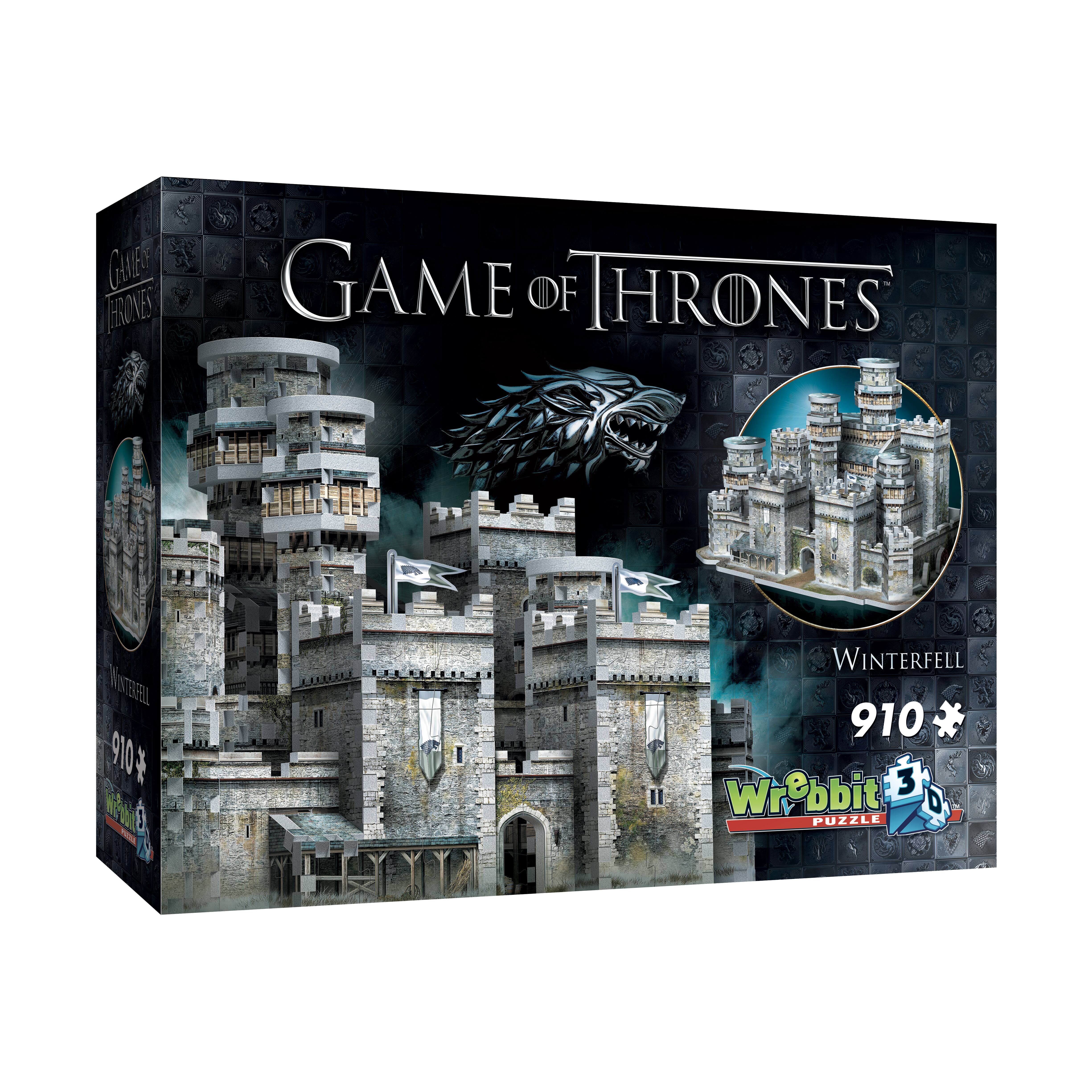 Game of Thrones - 2 3D Puzzles: The Red Keep and Winterfell: 1755 Pcs
