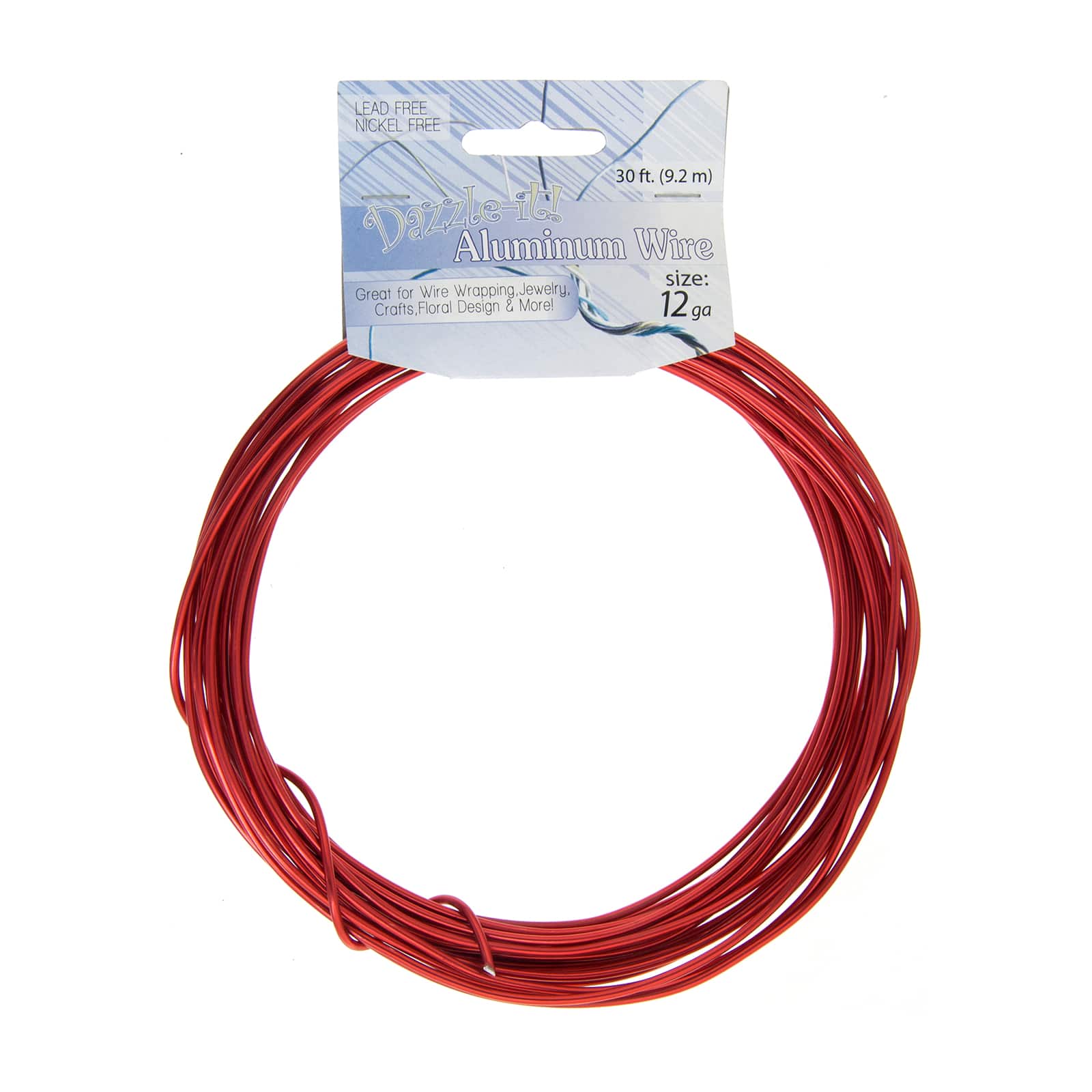 John Bead 12 Gauge Aluminum Jewelry Wire, 30ft.