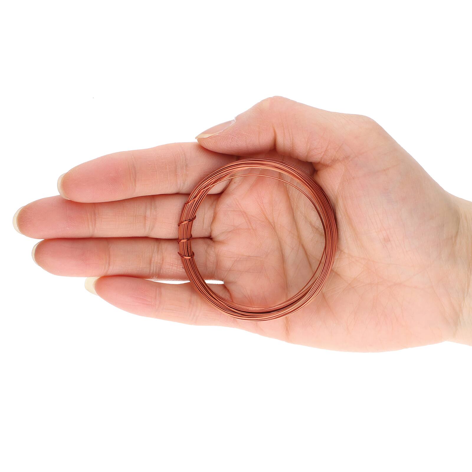 The Beadsmith&#xAE; Wire Elements&#x2122; 21 Gauge Tarnish Resistant Half Round Soft Temper Wire, 7yd.