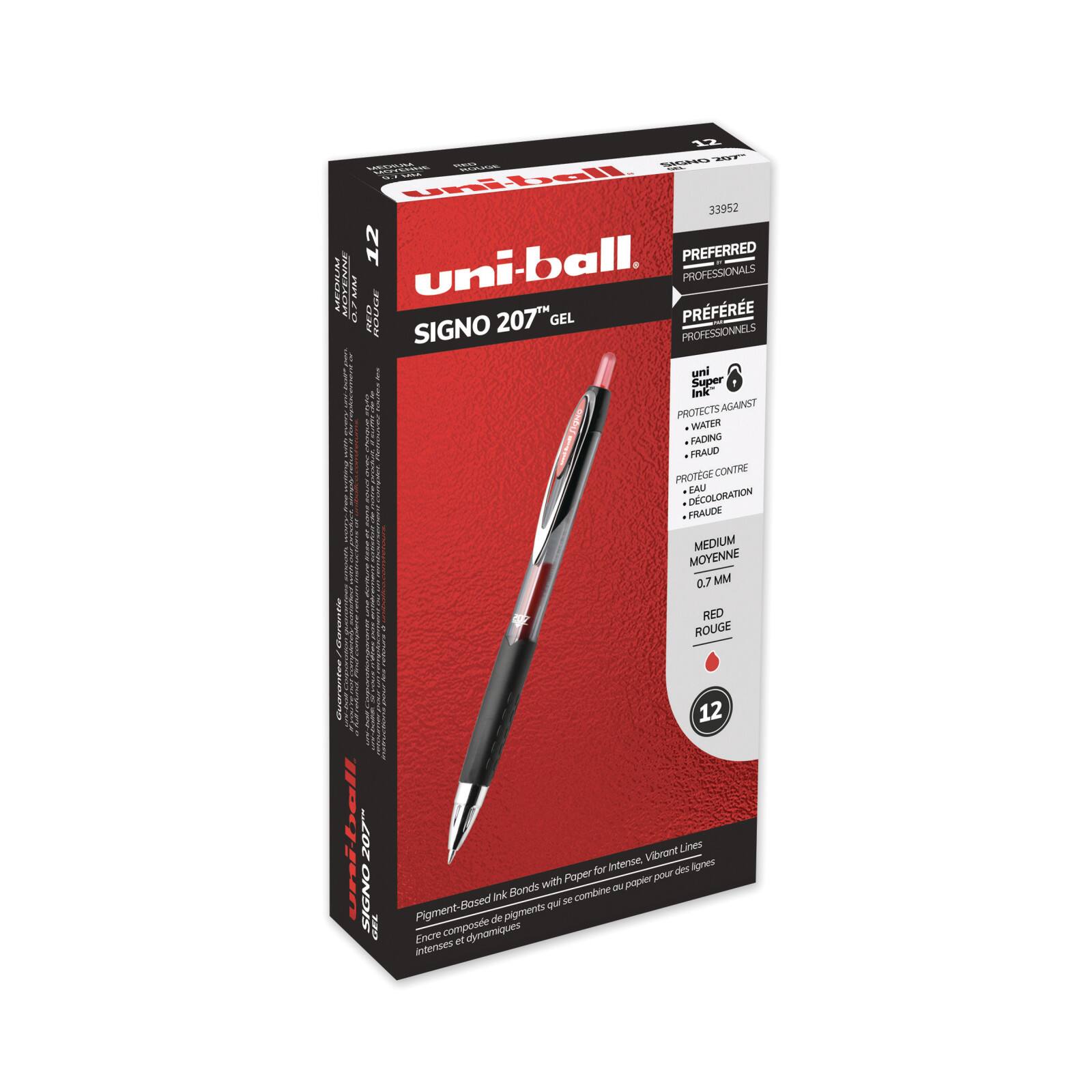 6 Packs: 12 ct. (72 total) Uni-Ball&#xAE; Signo 207&#x2122; Medium Point Retractable Gel Pen