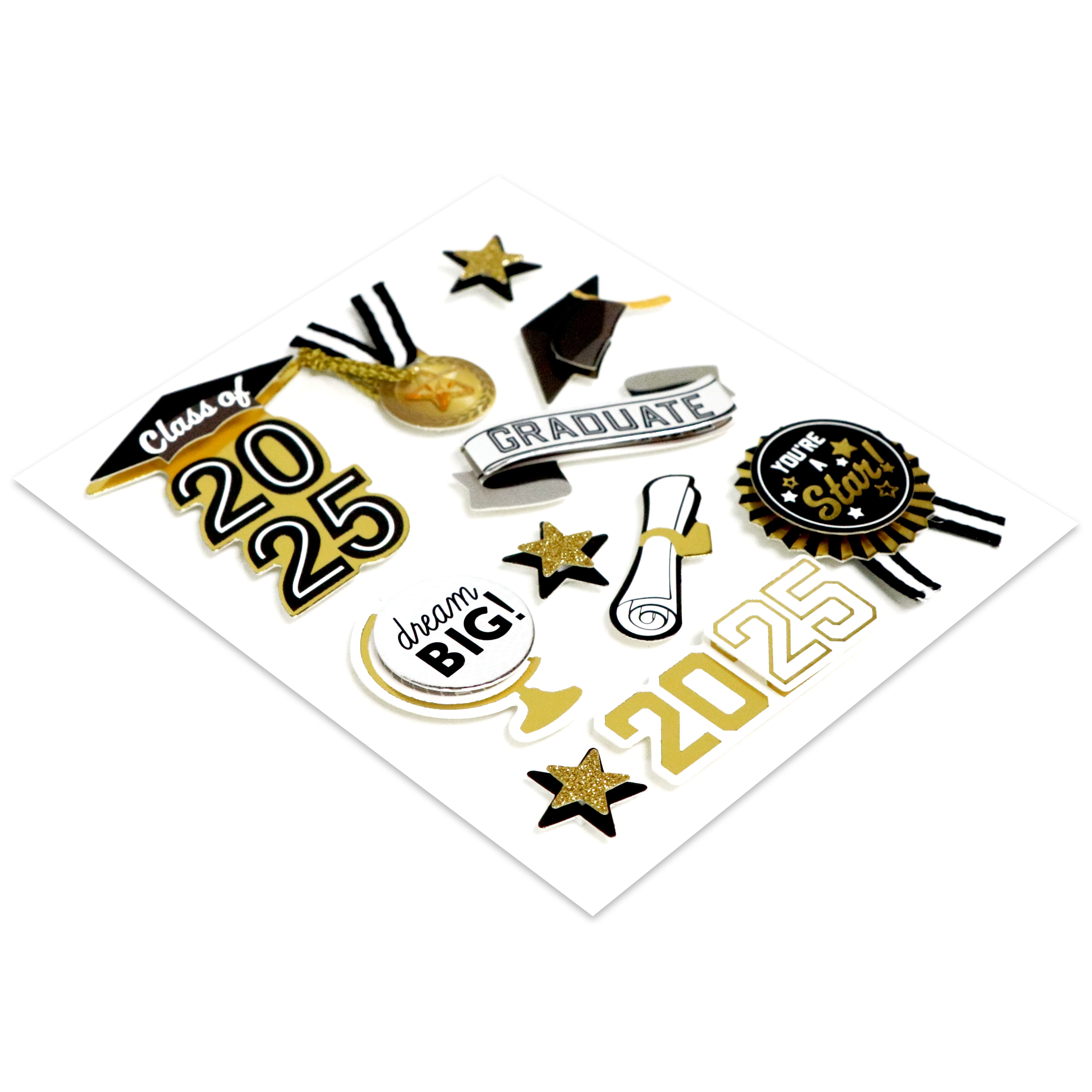 Dimensional Graduation Medal Stickers by Recollections&#x2122;
