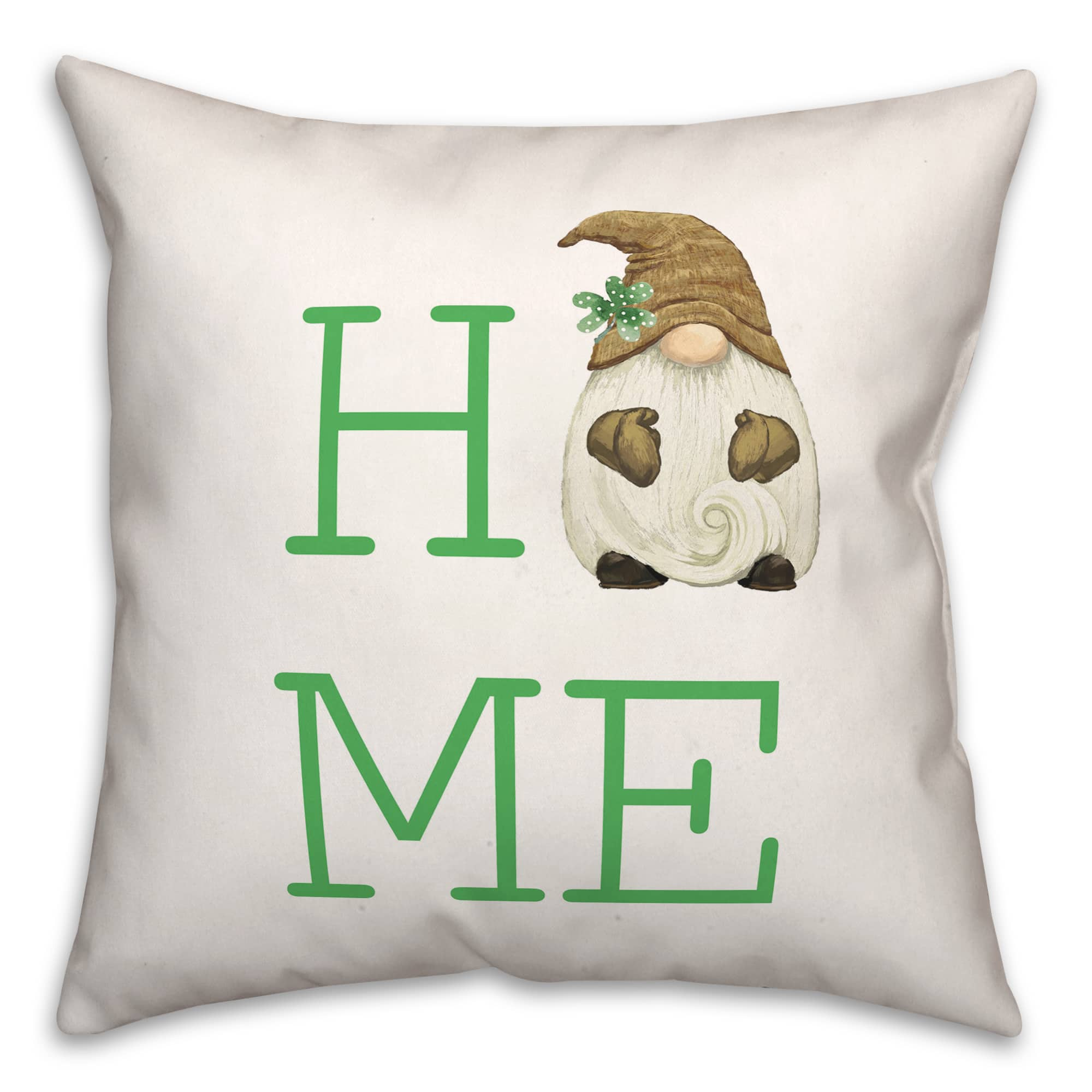 Home Gnome 18&#x22; x 18&#x22; Throw Pillow