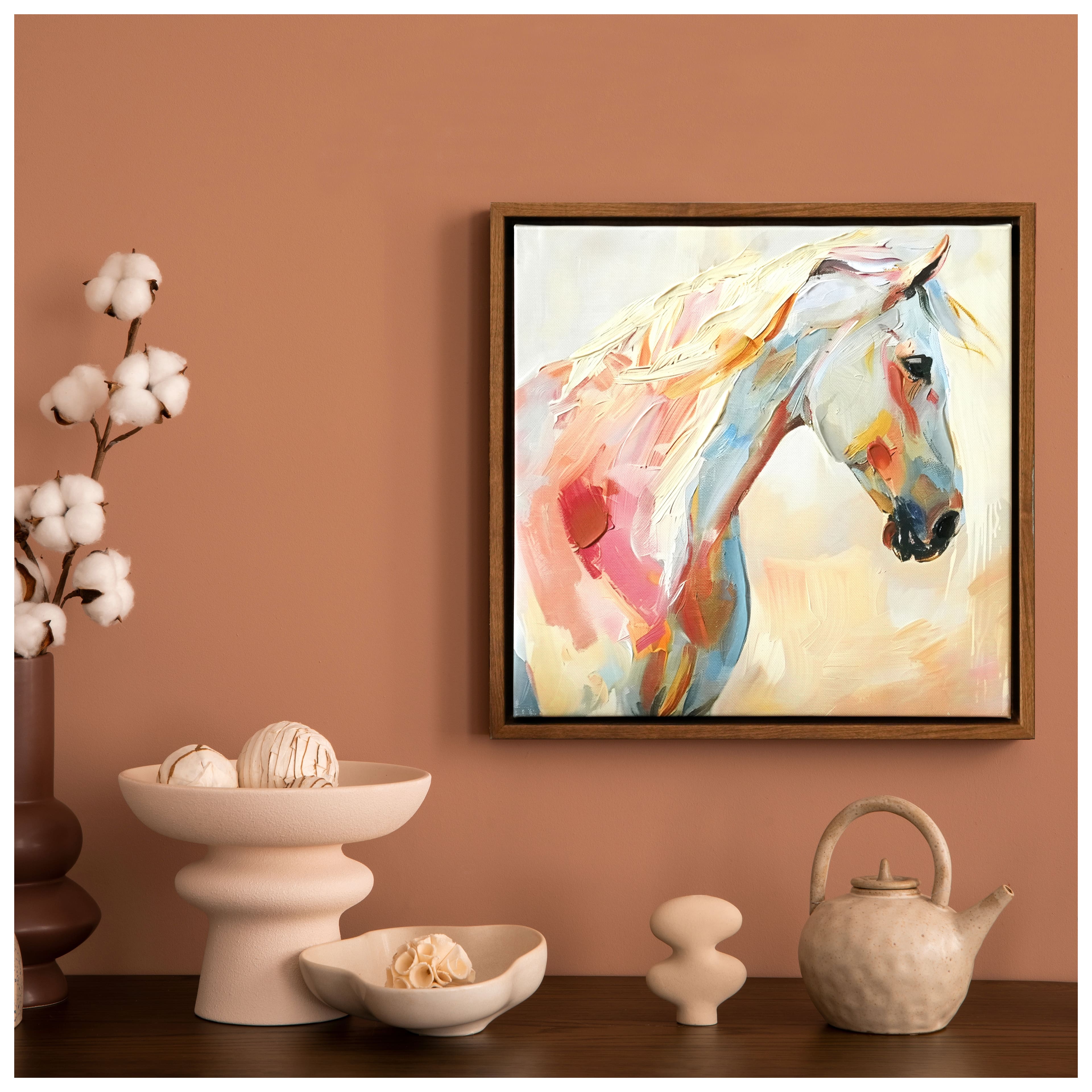 14&#x22; x 14&#x22; Vegas Horse Wall D&#xE9;cor by Ashland&#xAE;