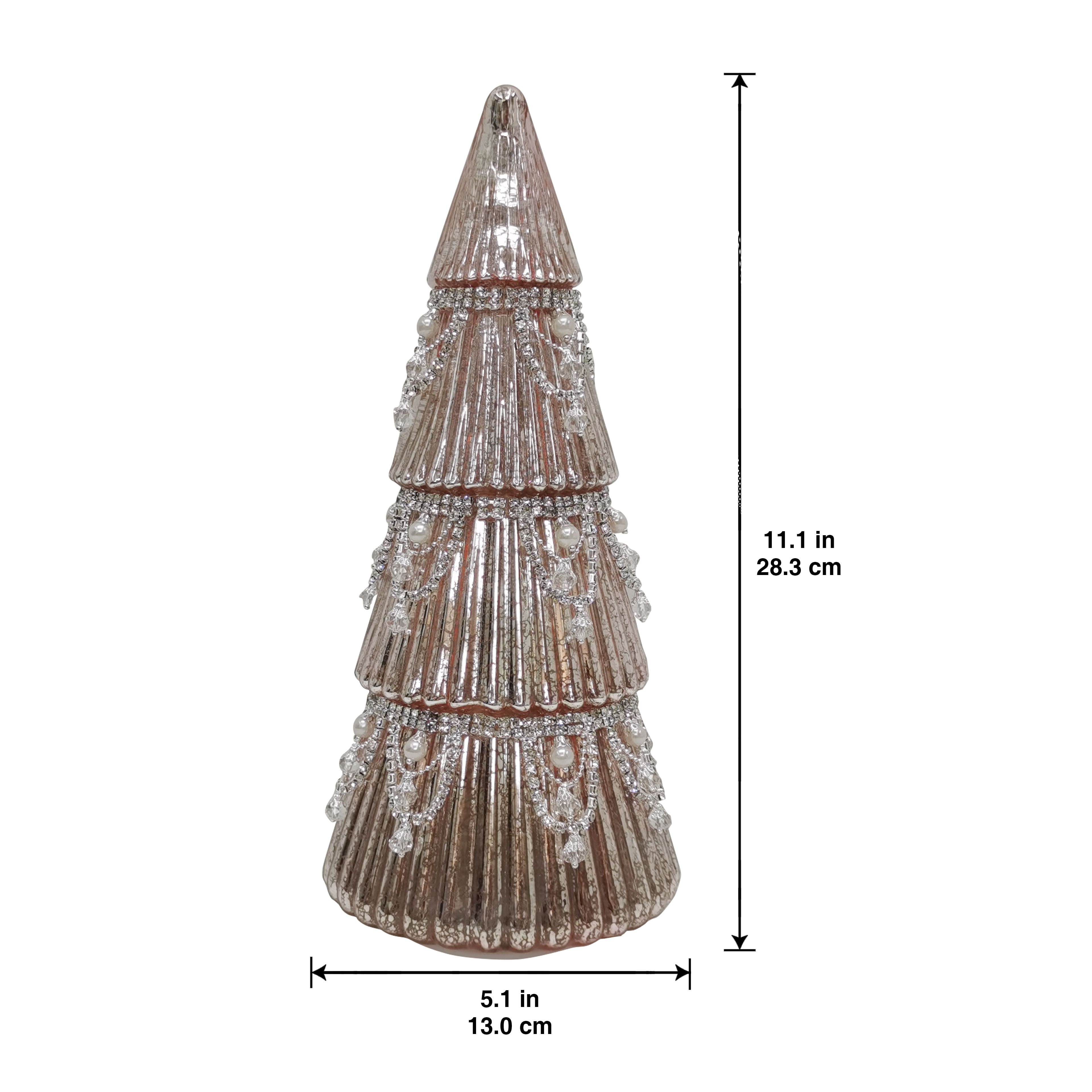 LED Glass Crystal Tree Tabletop D&#xE9;cor by Ashland&#xAE;
