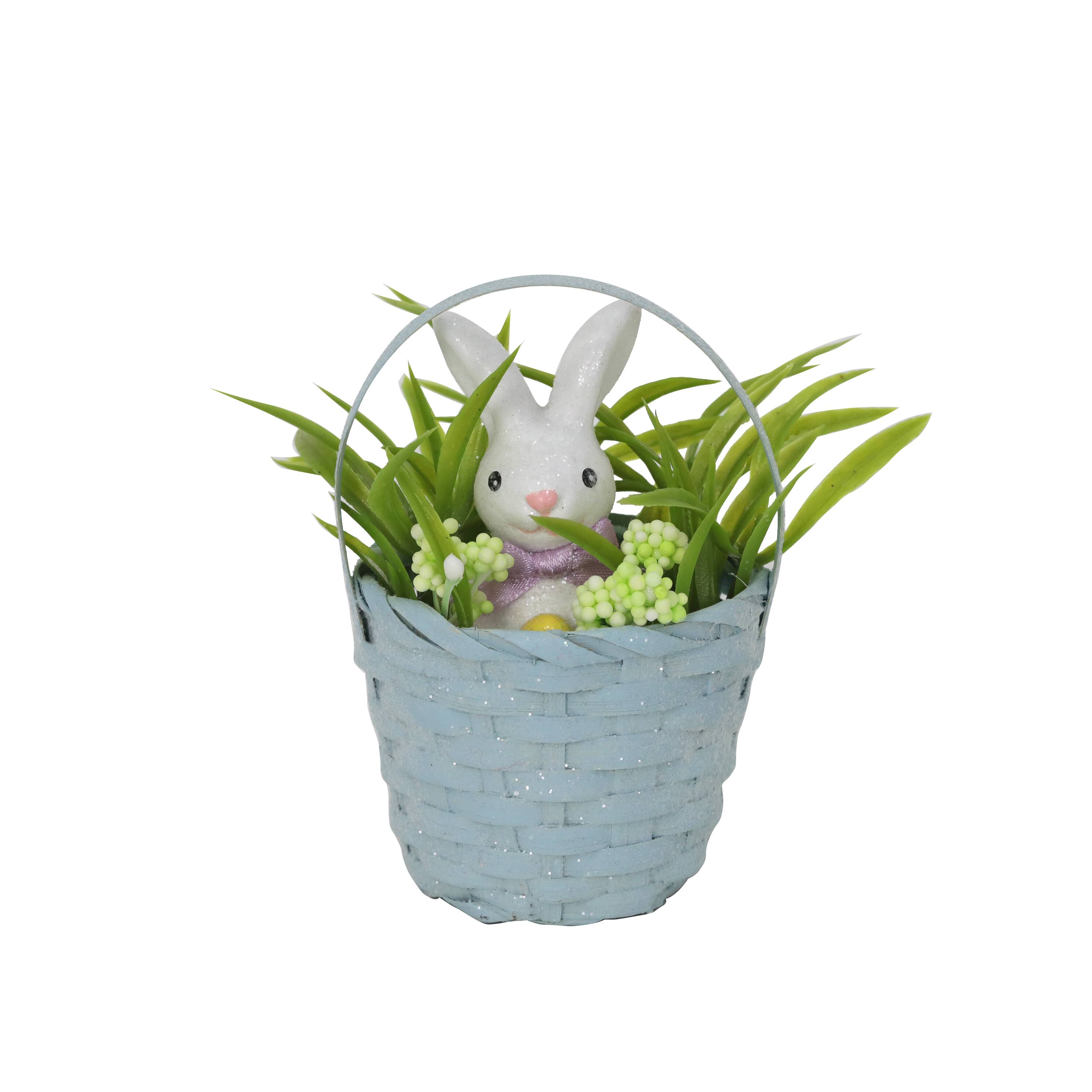 Assorted 4&#x22; Bunny Basket Tabletop Accent, 1pc. by Ashland&#xAE;