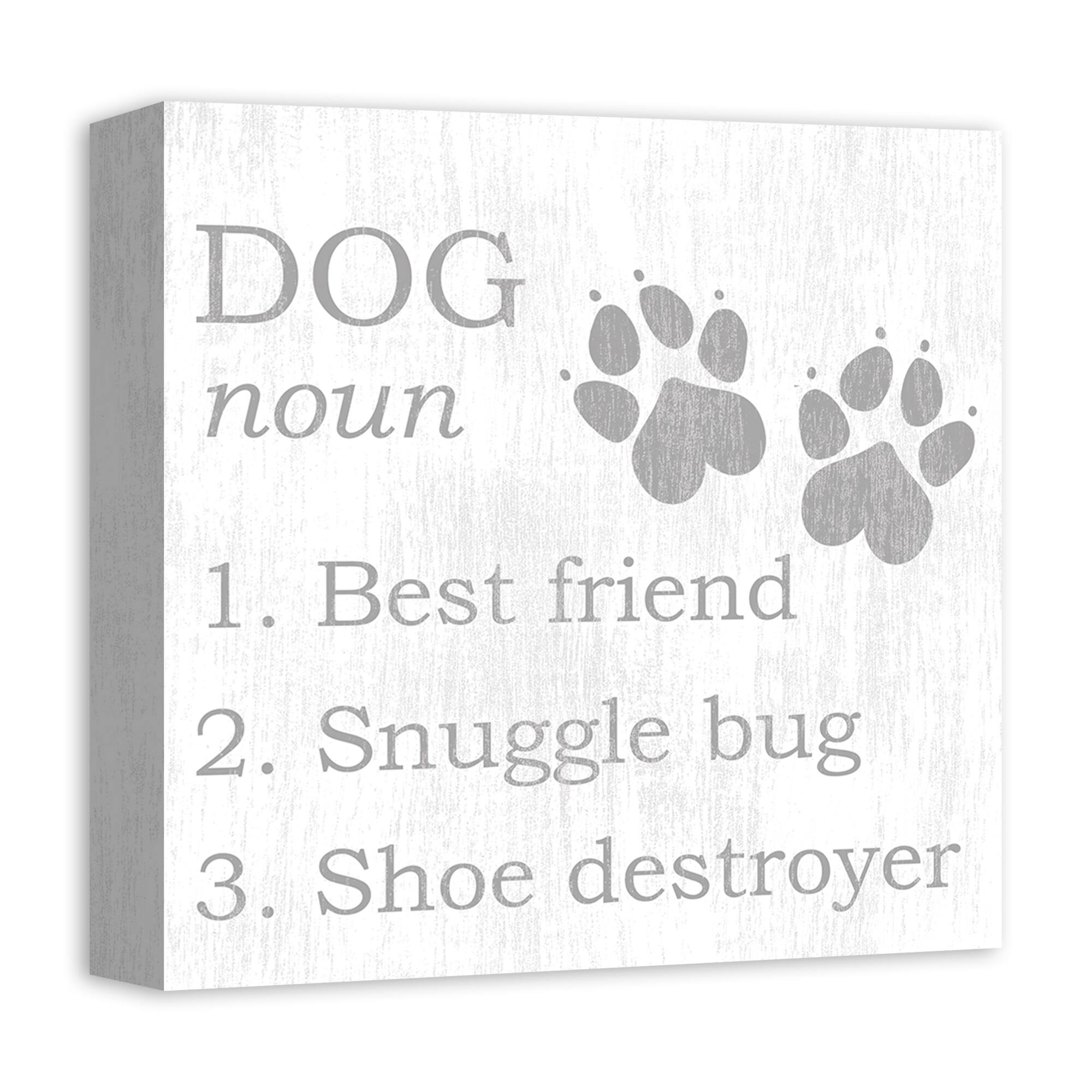 Dog Definition Canvas Wall Art