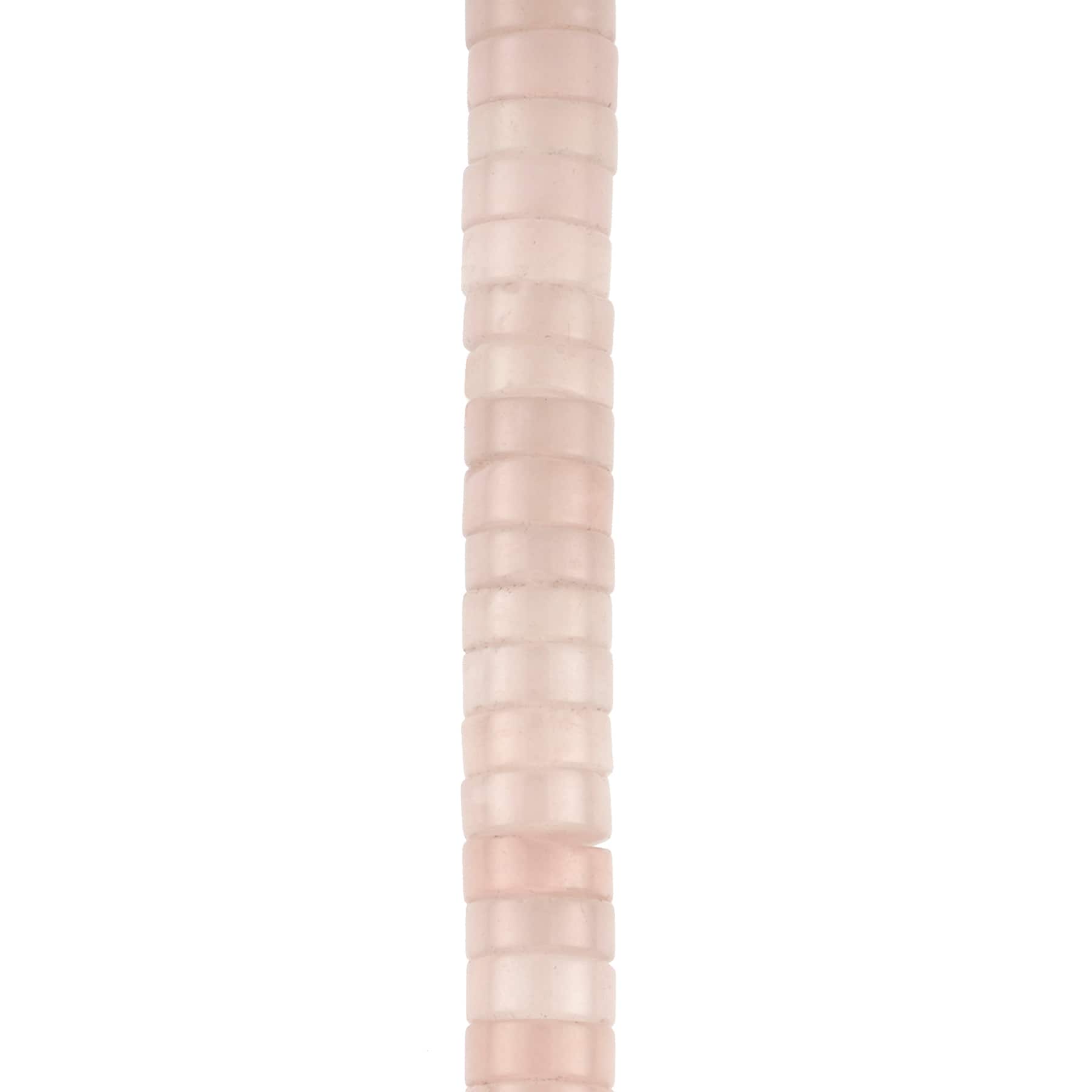 Perles heishi en quartz rose de Bead Landing