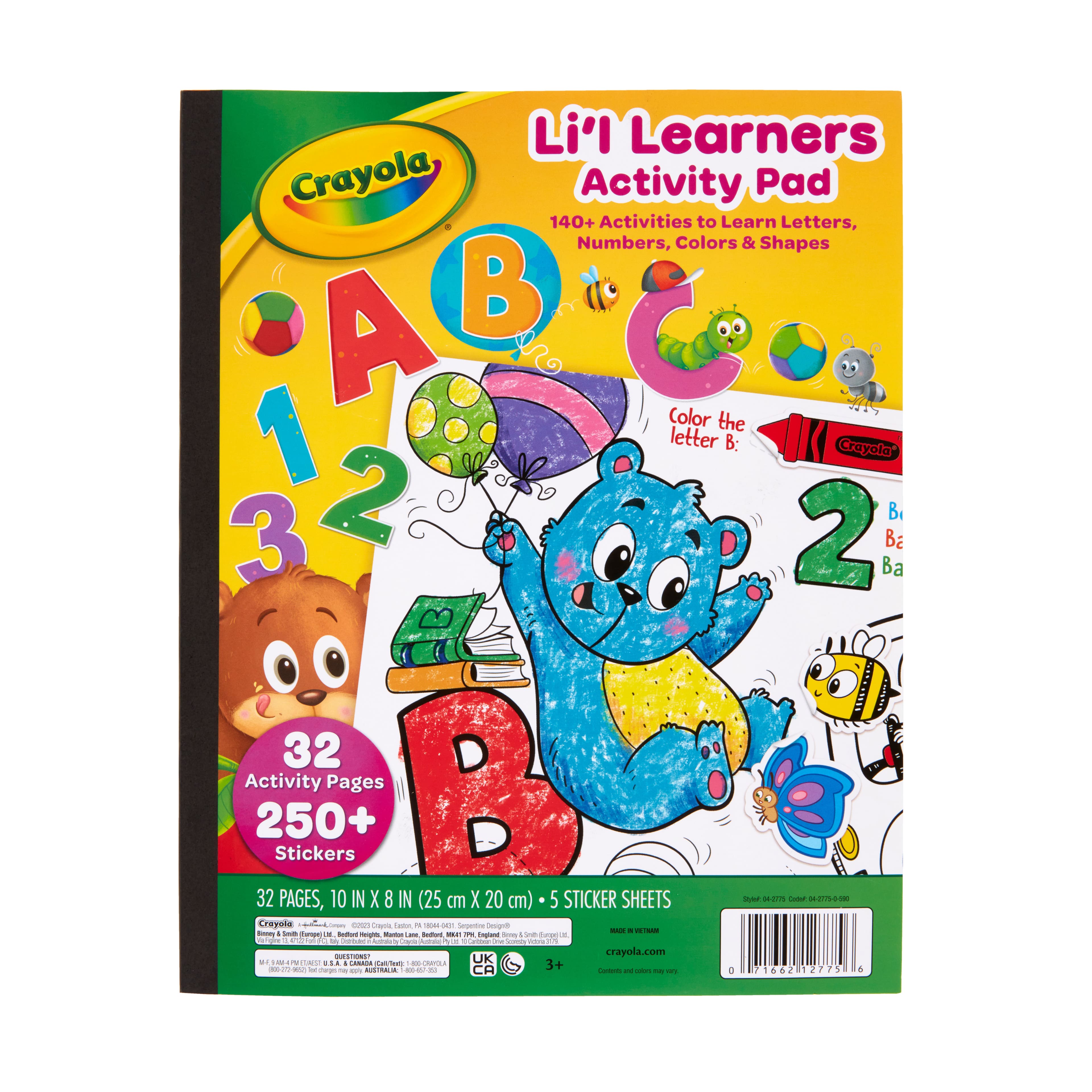 Crayola&#xAE; Li&#x27;l Learners Activity Pad