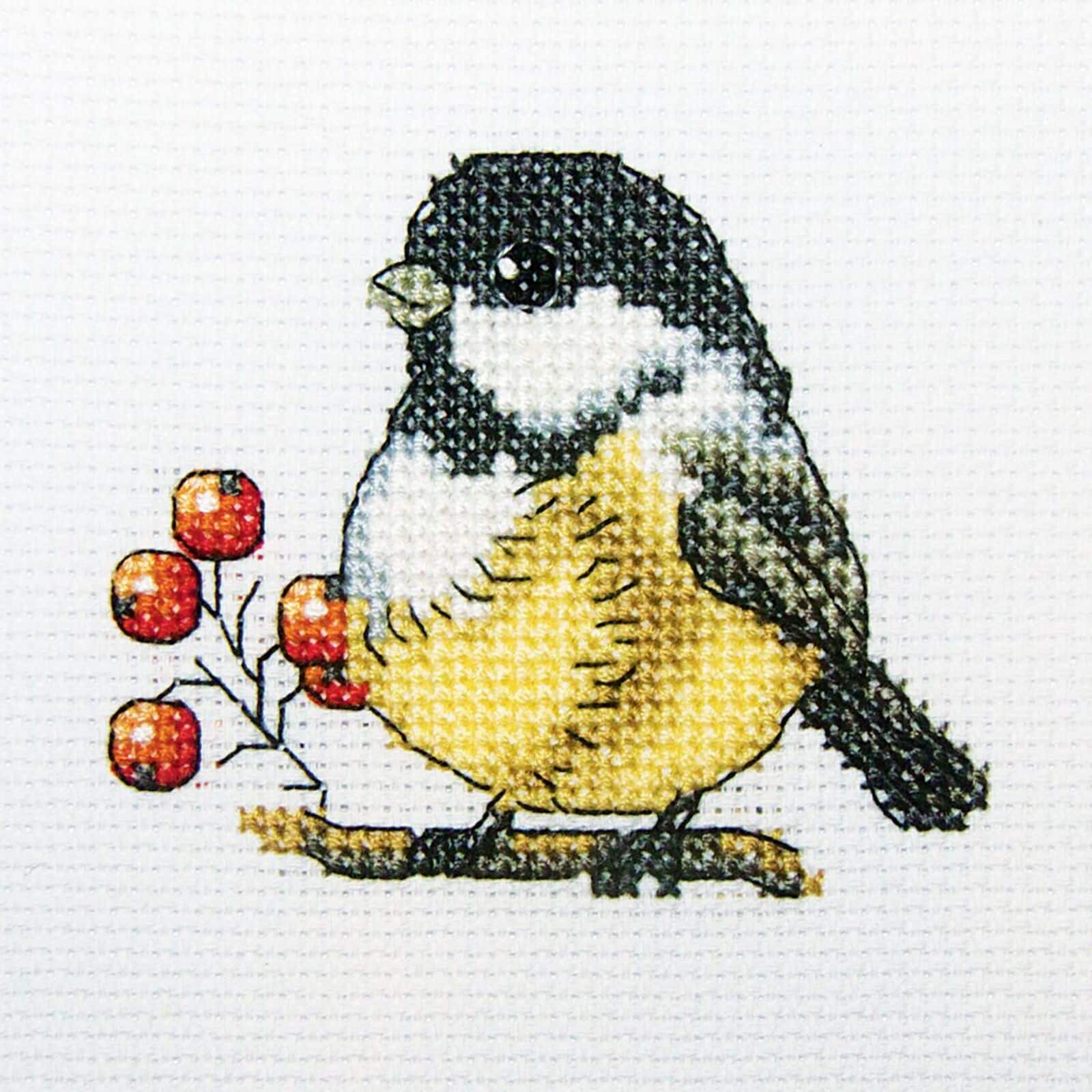 RTO Chickadee Cross Stitch Kit Michaels
