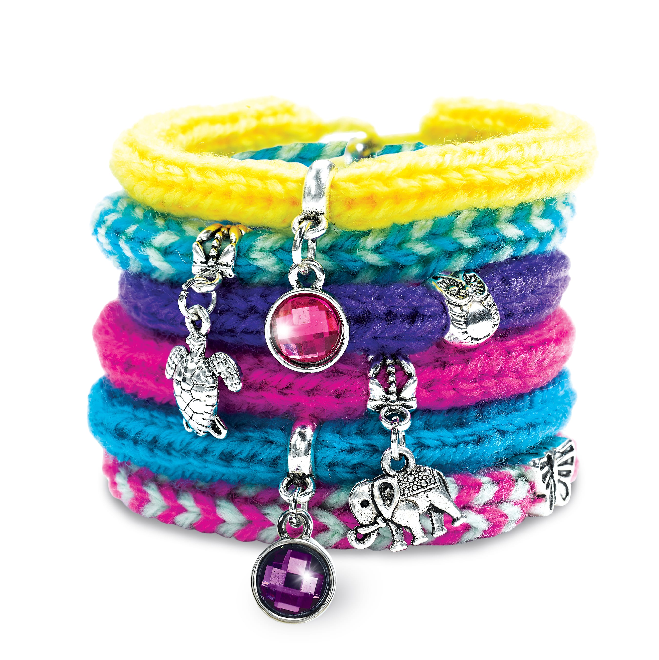 Creativity for Kids Quick Knit Charm Bracelets Kit