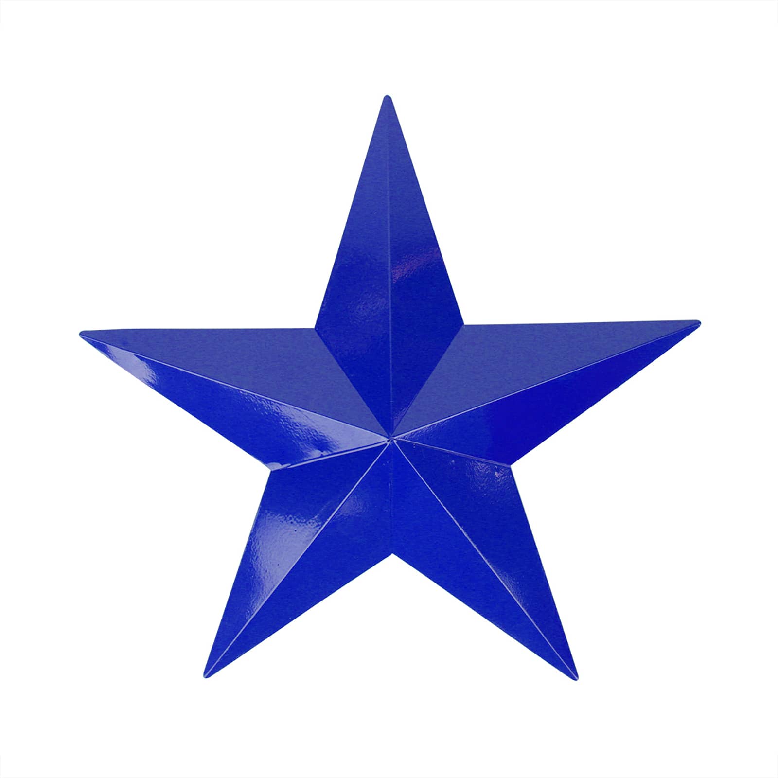 24" Blue Country Rustic Star Indoor/Outdoor Wall Decoration