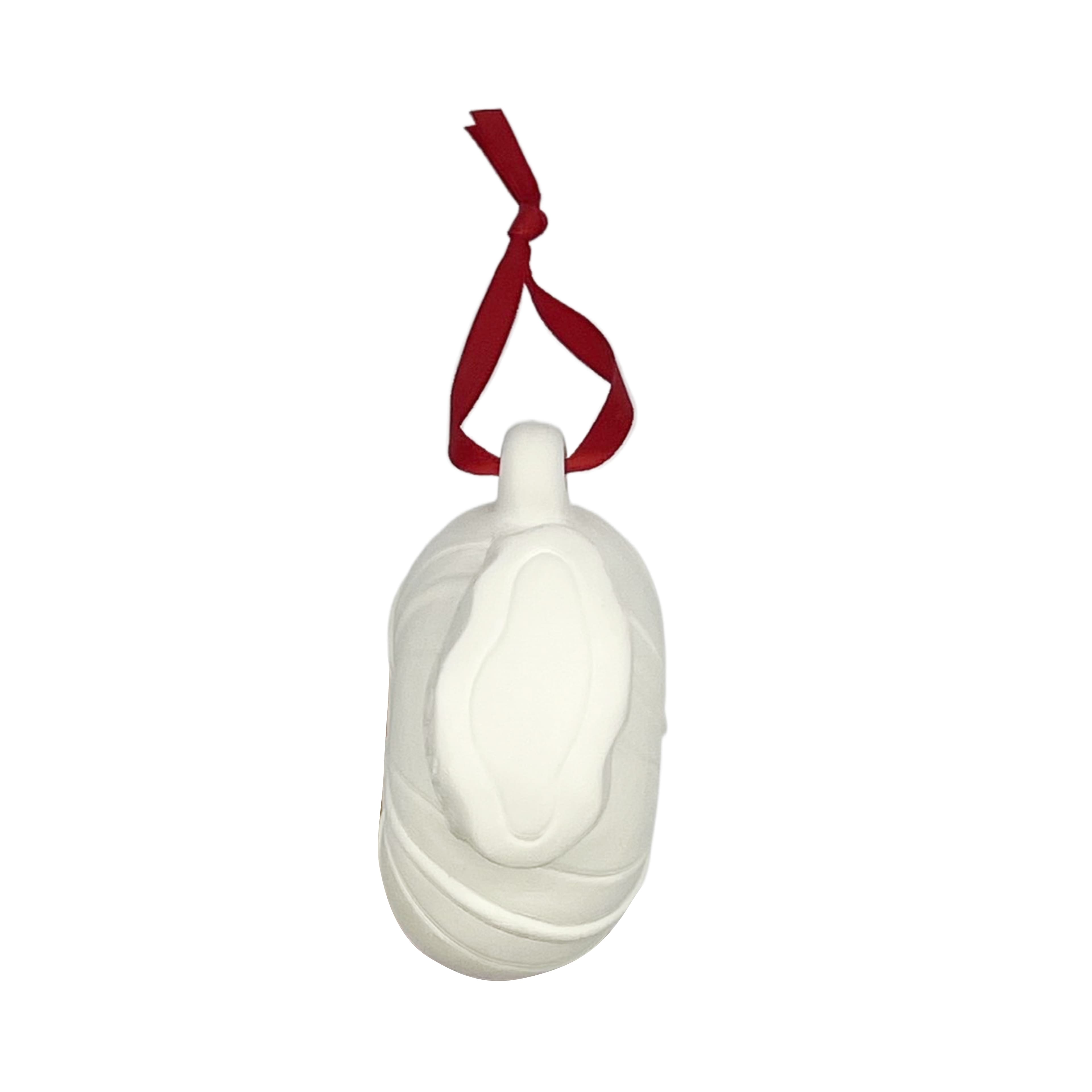 4.25&#x22; DIY Ceramic 3D Peppermint Ornament by Make Market&#xAE;