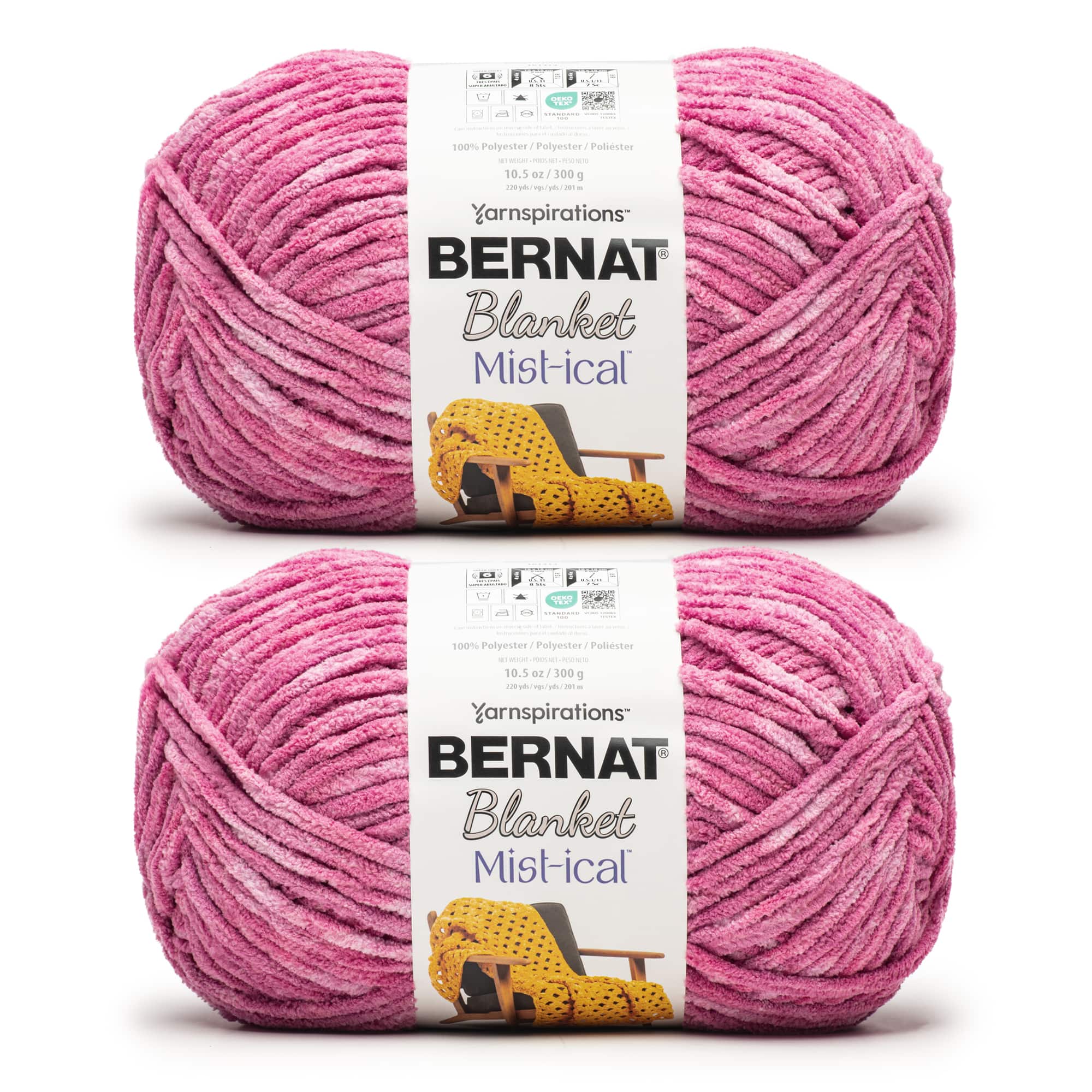 2 Pack Bernat&#xAE; Blanket Mist-ical&#x2122; Yarn