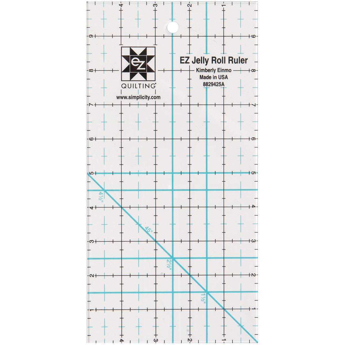 EZ Quilting® Jelly Roll Ruler, 5" x 10" Michaels
