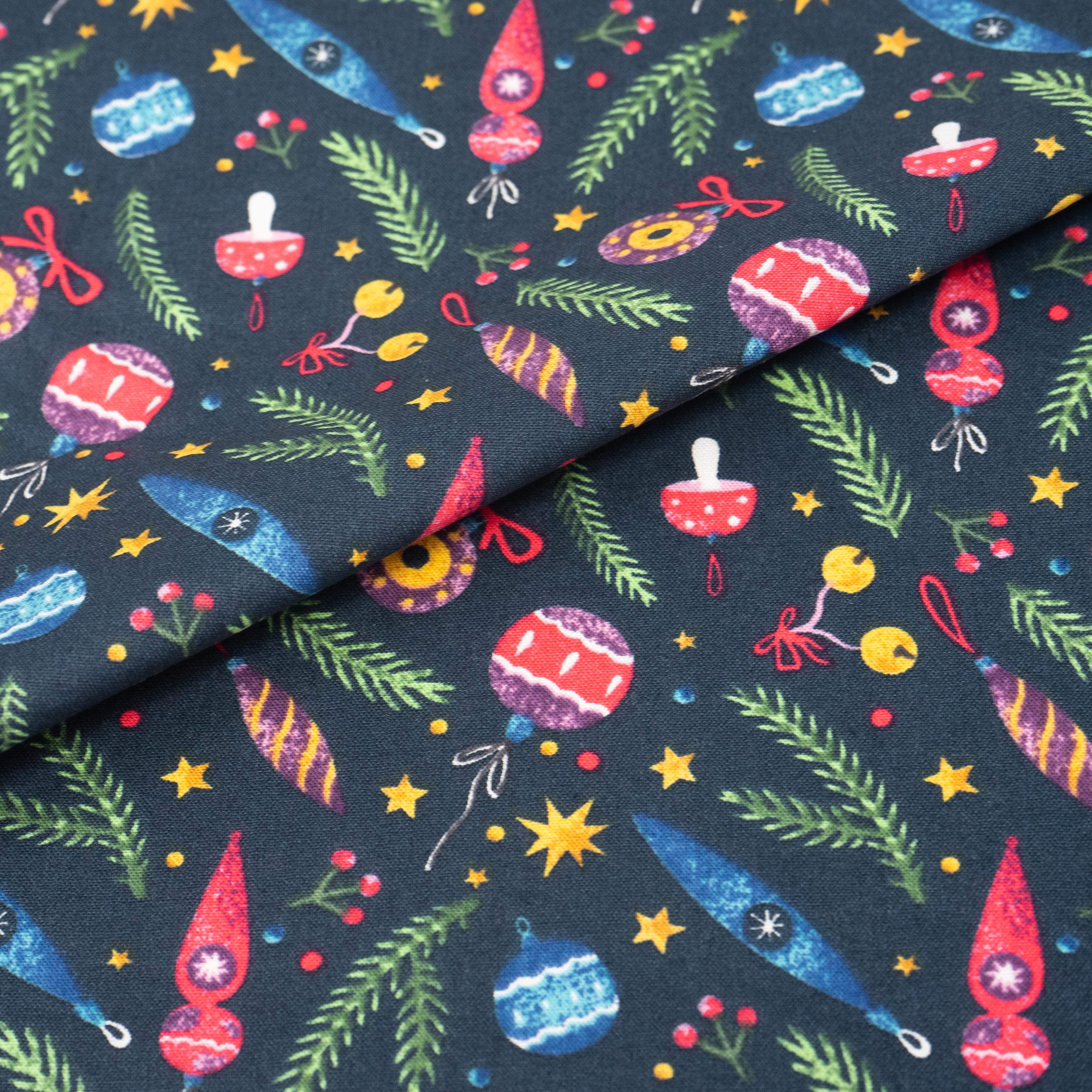 SINGER Christmas Nutcrackers Ornaments Cotton Fabric