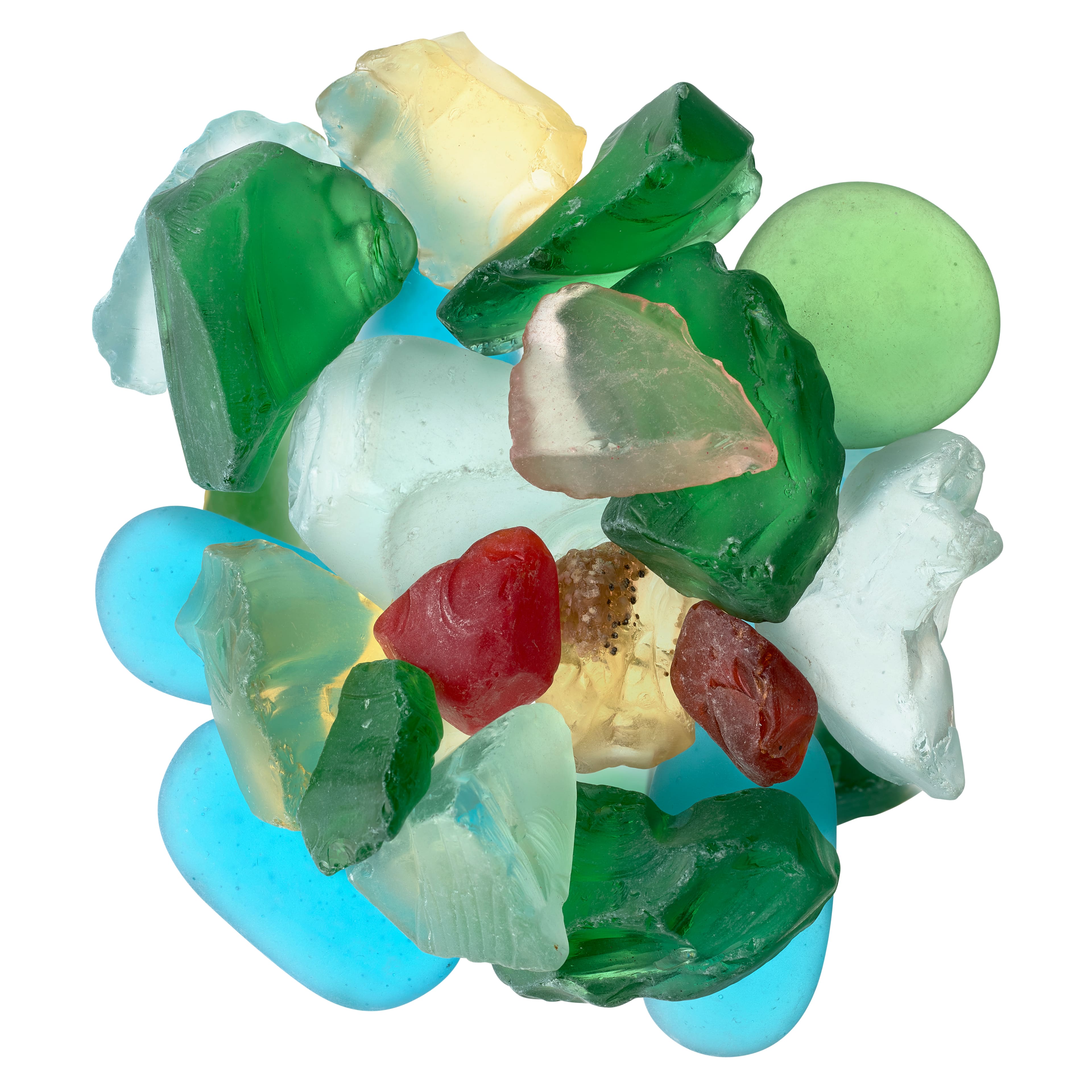 Sea Foam Green Sea Glass - Imitation Seaglass - California