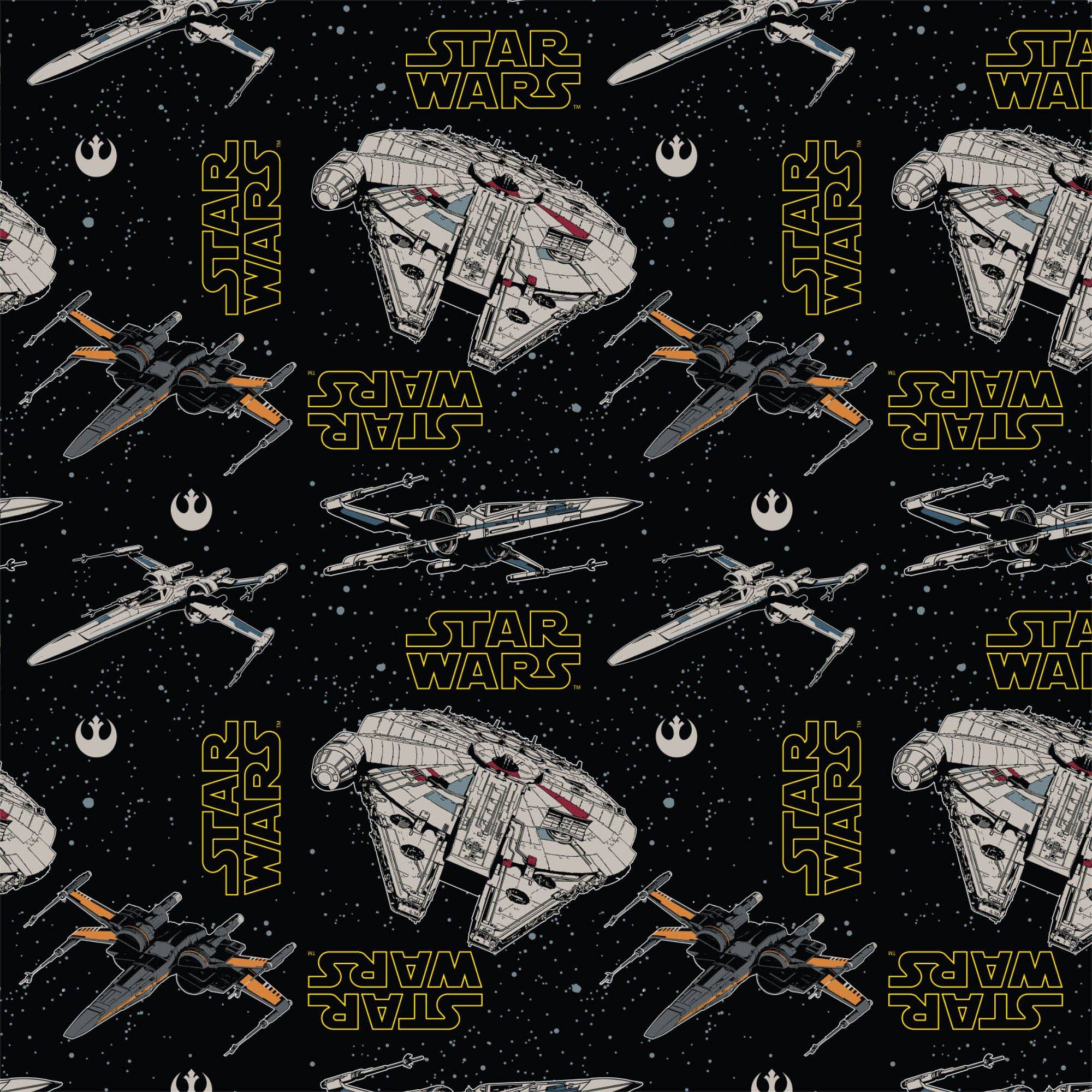 Camelot Fabrics Star Wars Ships Fleece Precut Set