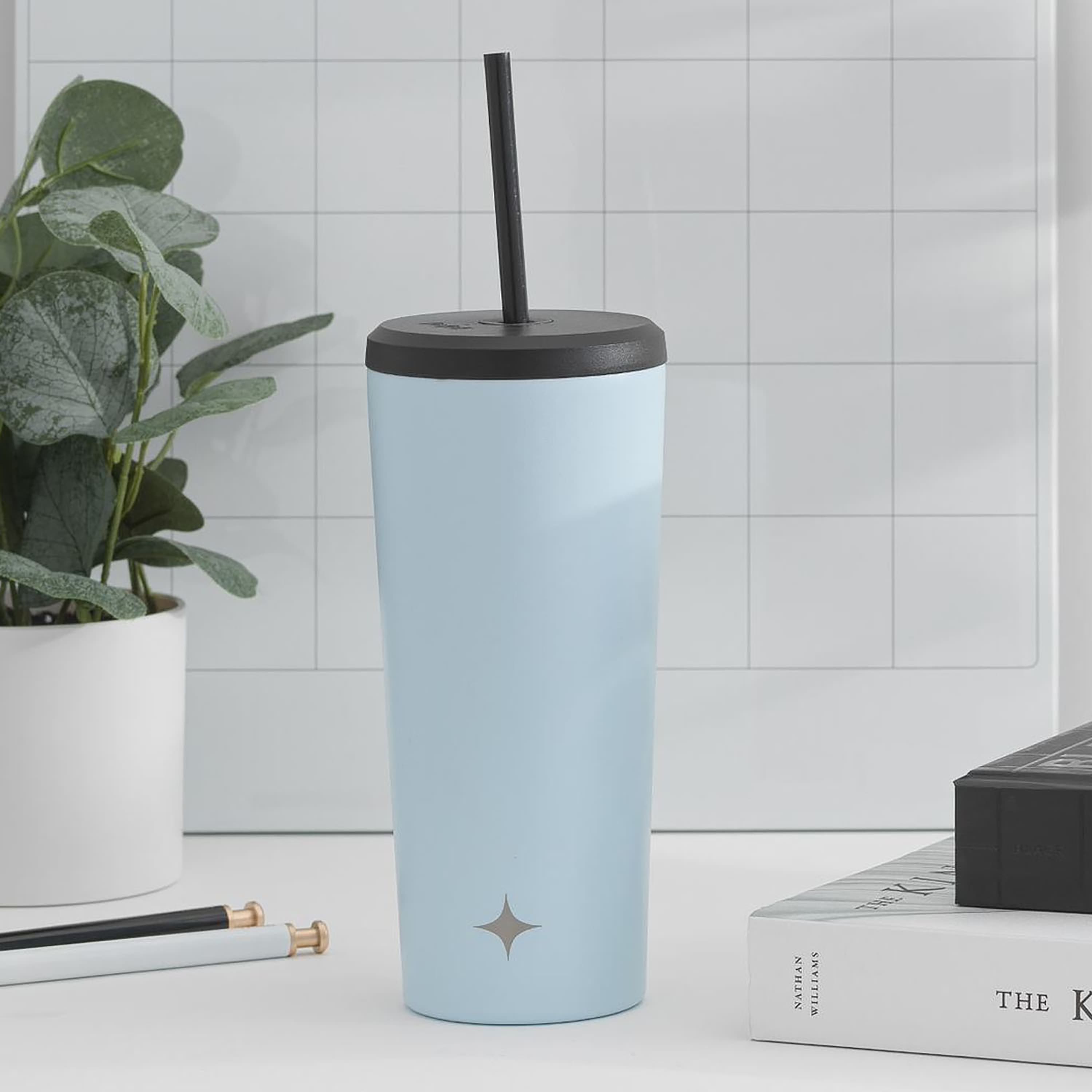 JoyJolt&#xAE; 20oz. Vacuum Insulated Tumbler with Flip Lid &#x26; Straw
