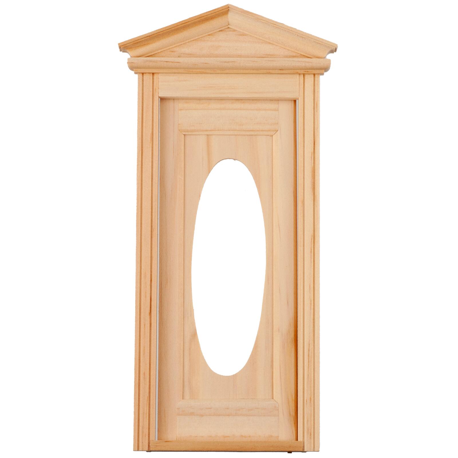 Houseworks&#xAE; Victorian Oval Door with Pediment