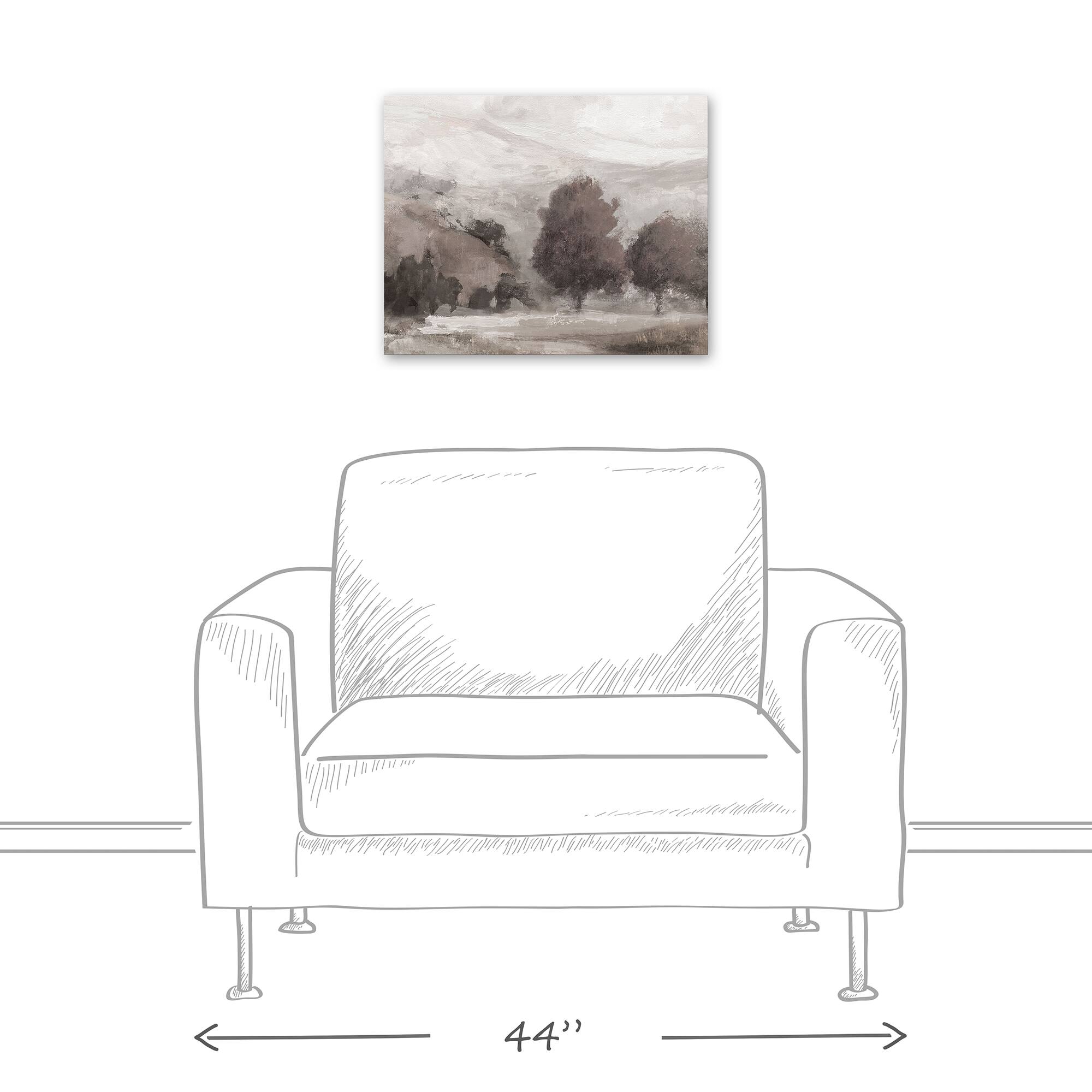 Mellow Landscape 20&#x22; x 16&#x22; Canvas Wall Art