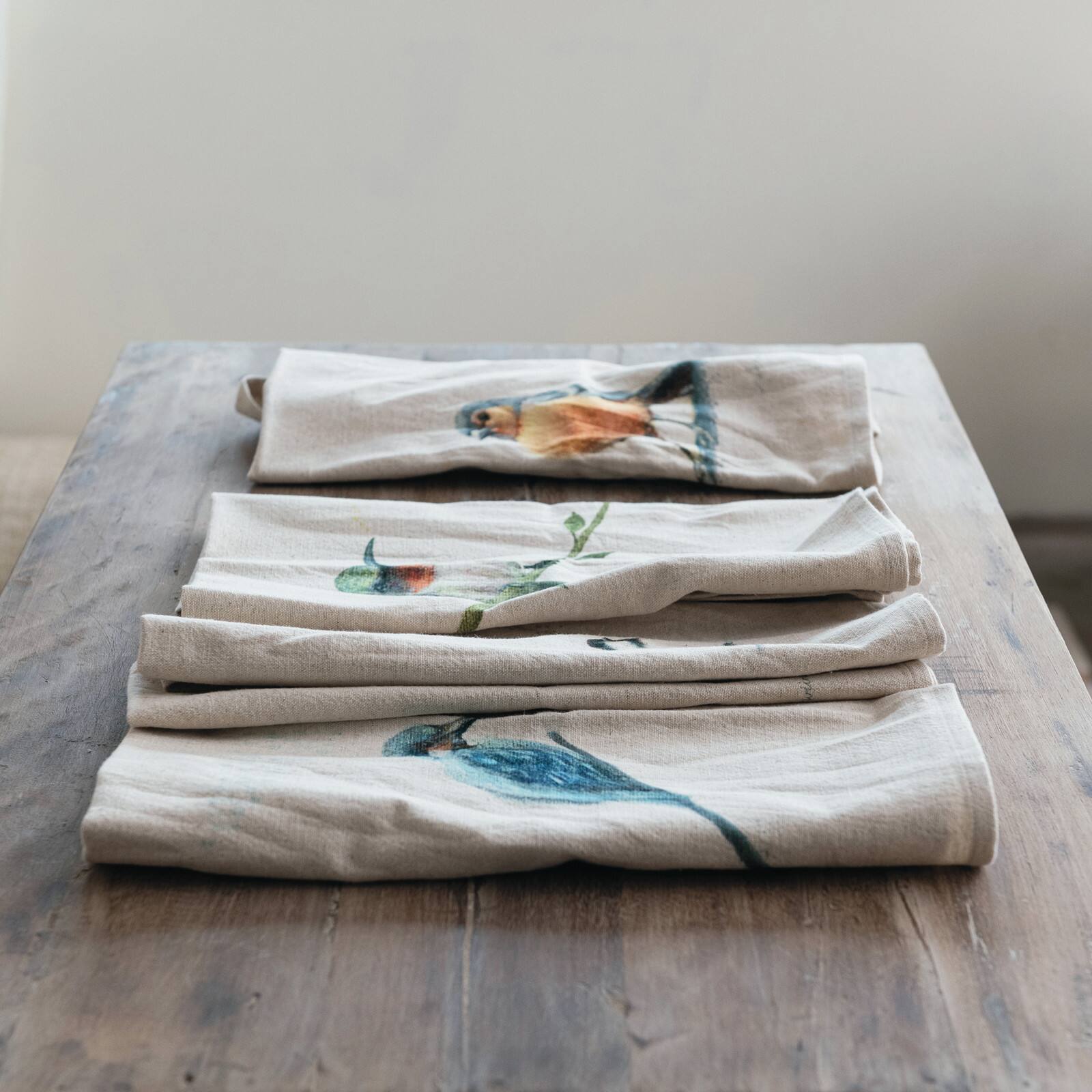 Hello Honey® Avian Cotton & Linen Tea Towel Set