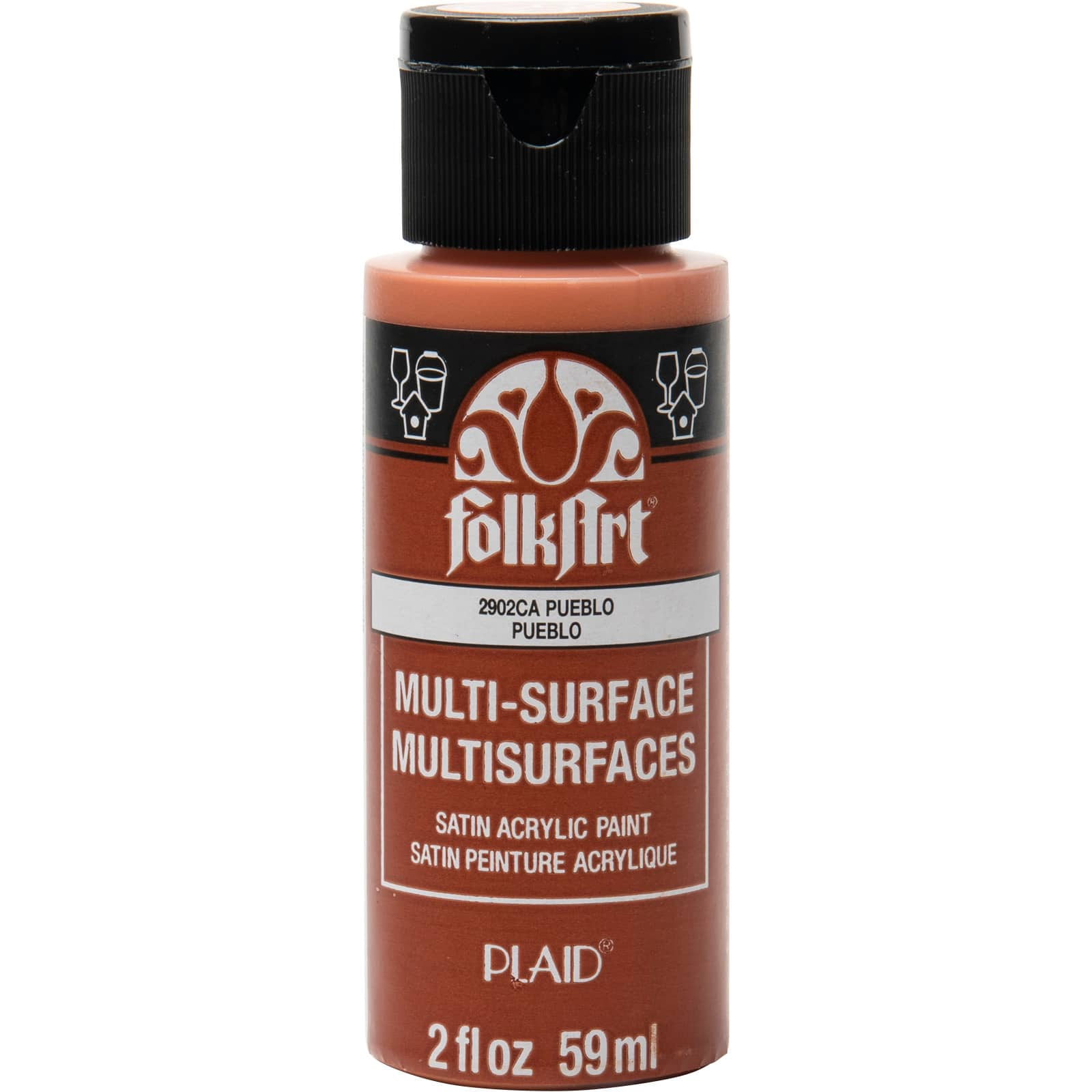 FolkArt&#xAE; Multi-Surface Satin Acrylic Paint, 2oz.