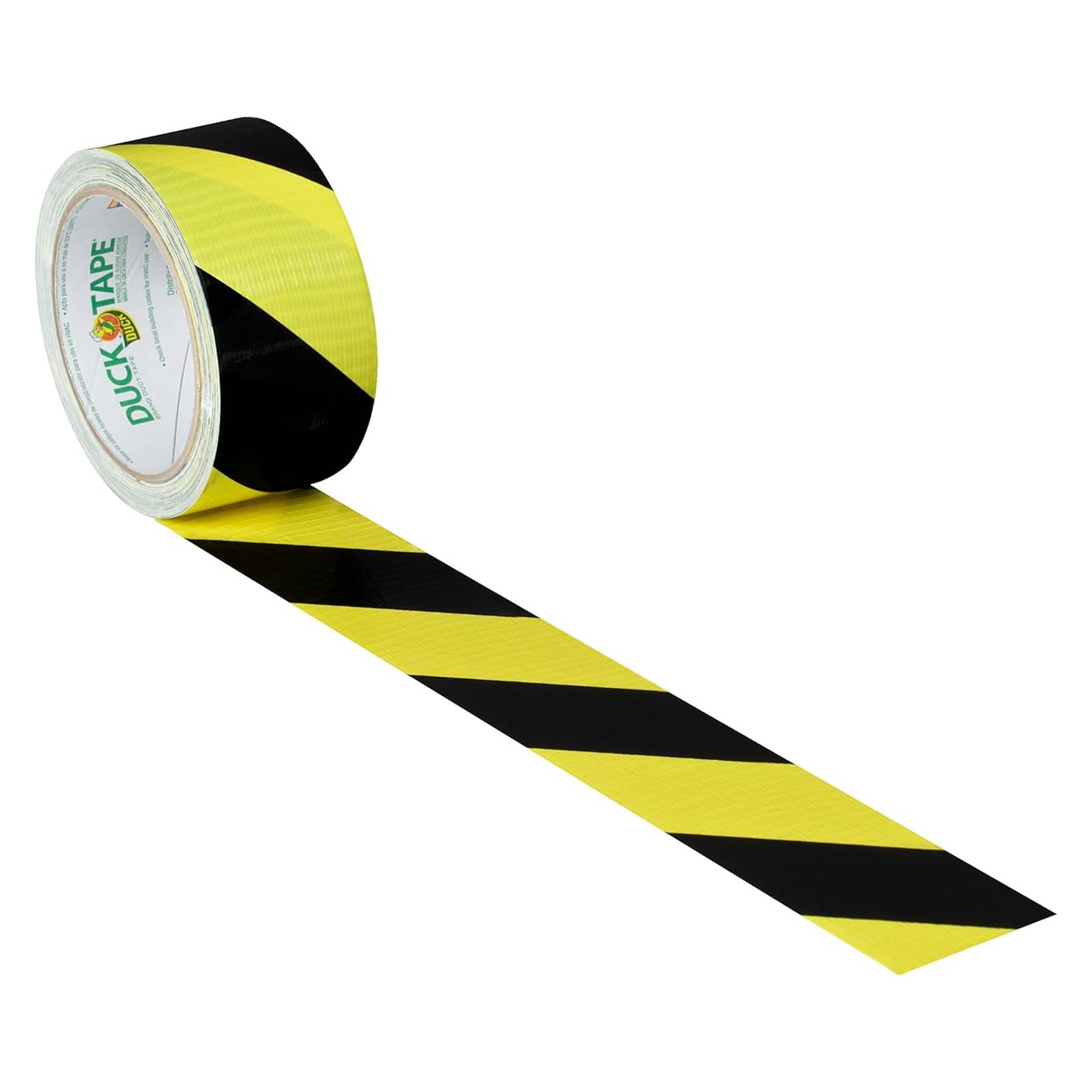 Duck Tape&#xAE; Black &#x26; Yellow Stripes Duct Tape