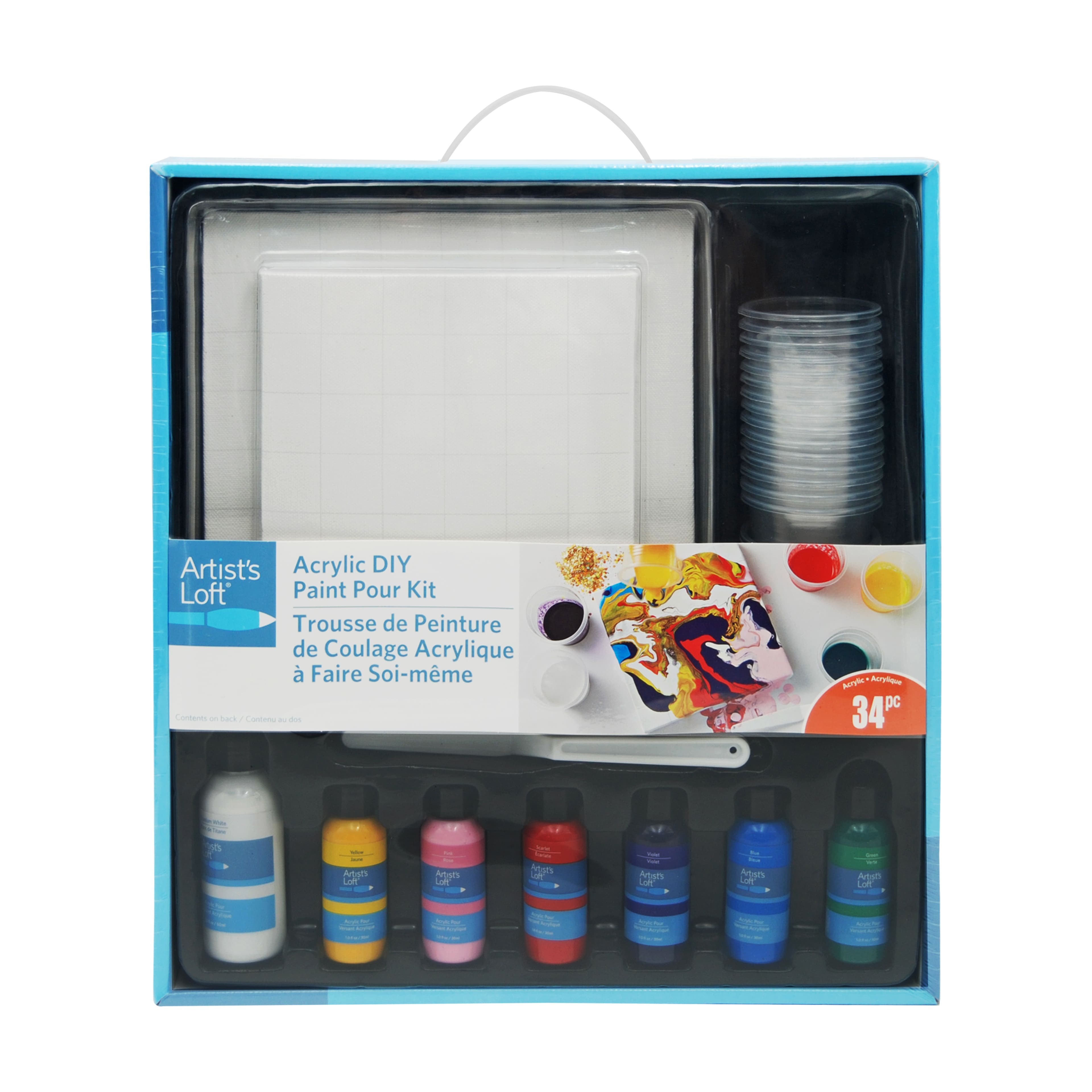 Colour Block Watercolor Paint Set - 32pc