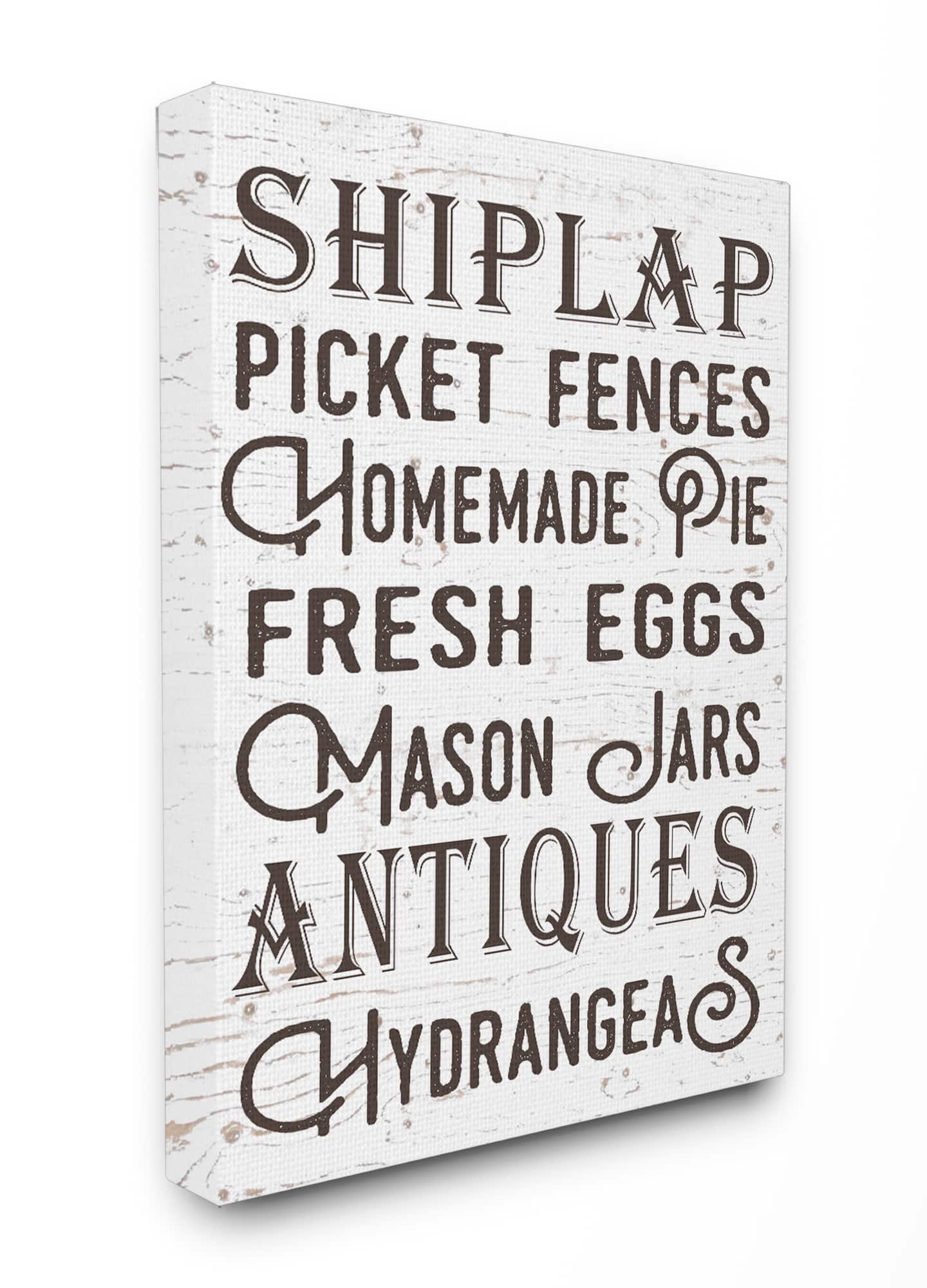 Stupell Industries The Best Rustic Things Farmhouse Wall Art