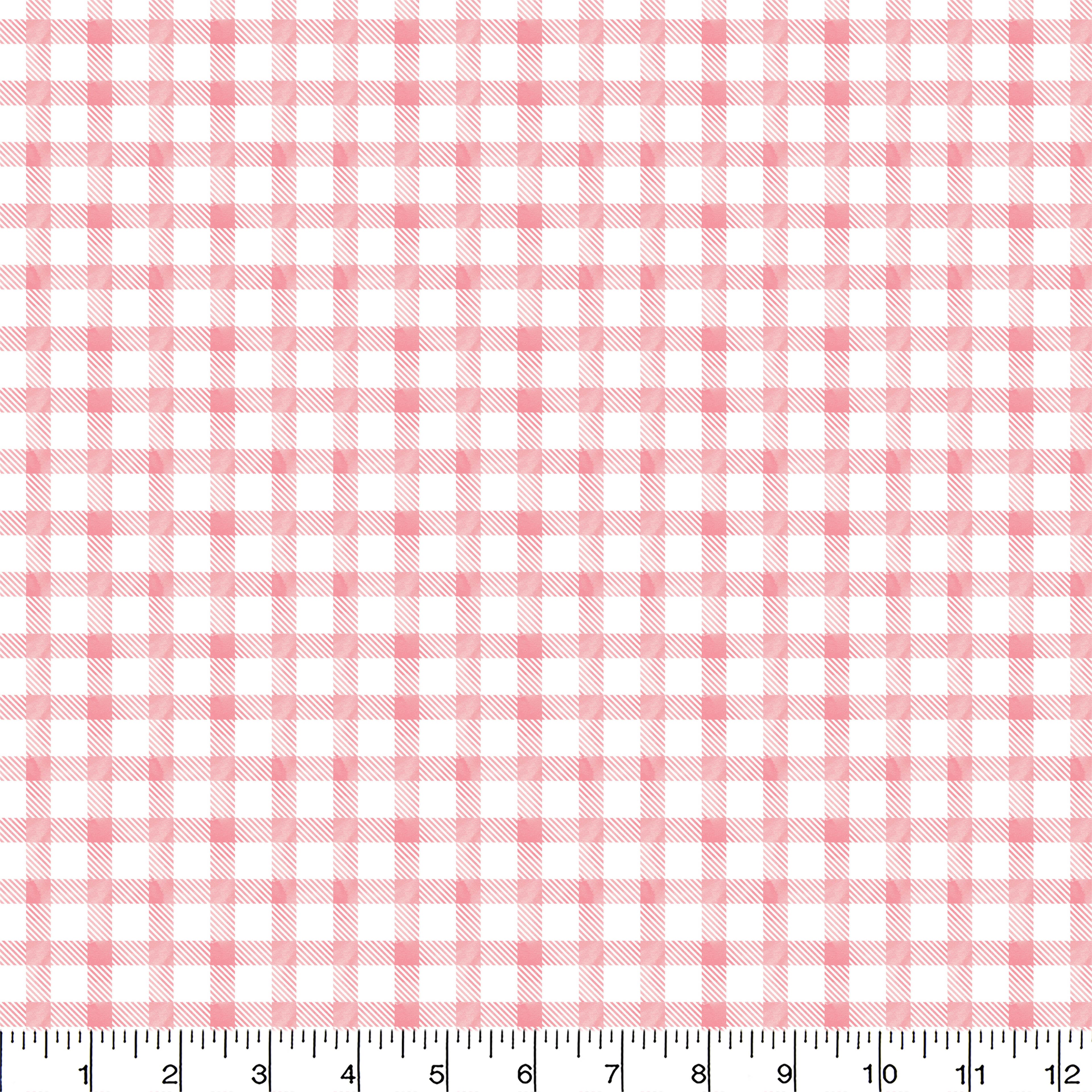 Soft Gingham Print Craft Fabric