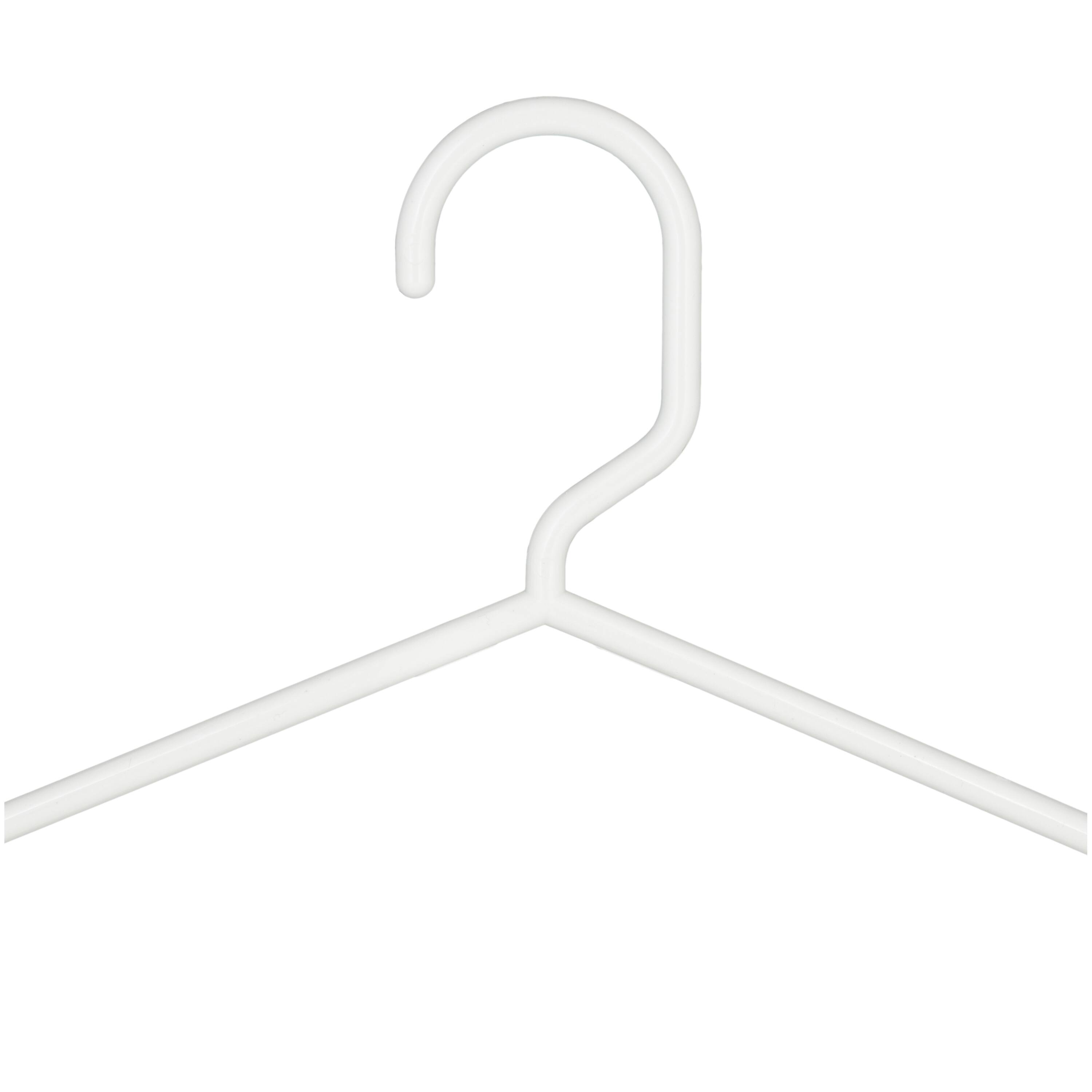 Woolite&#xAE; White Plastic Hangers, 6ct.