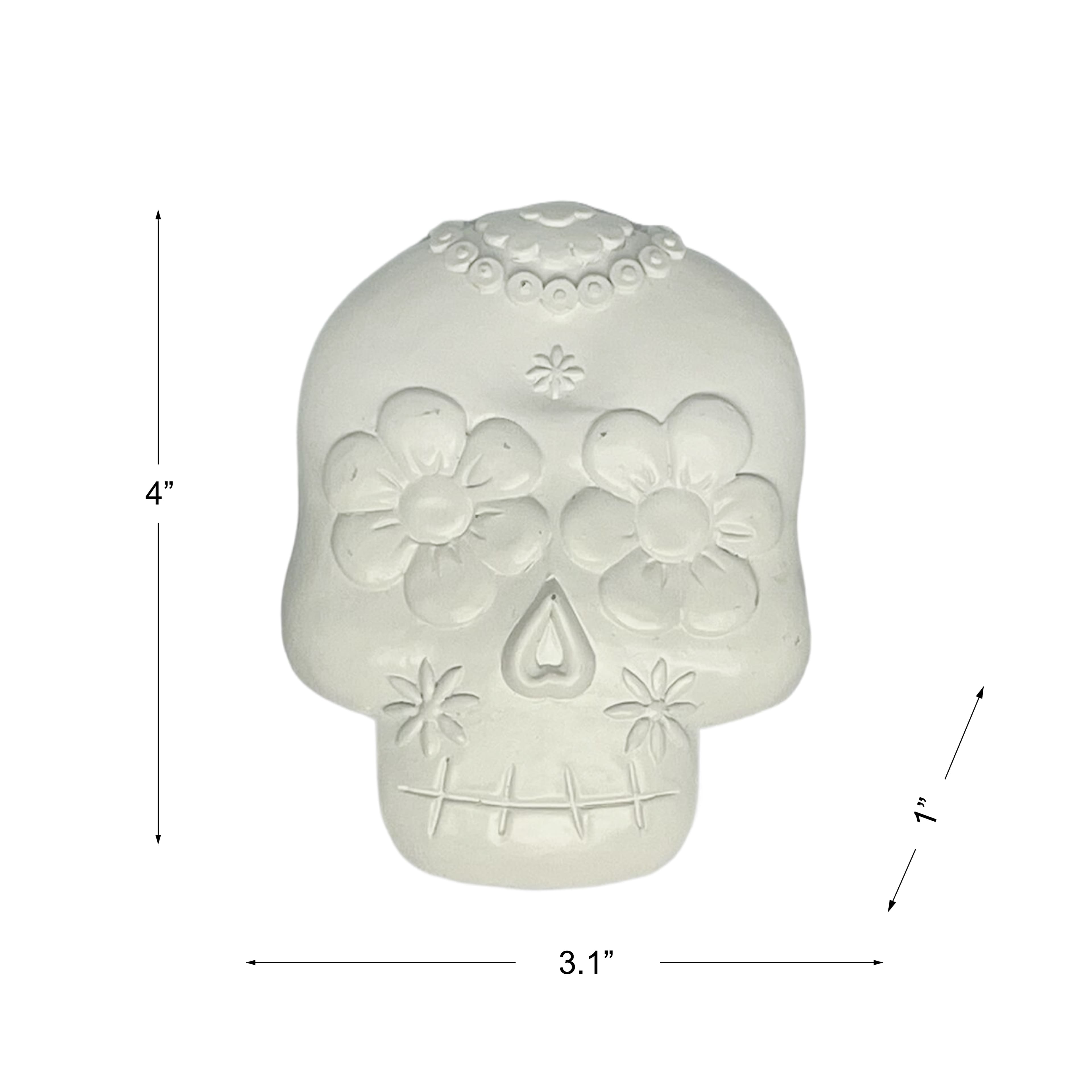 4&#x22; DIY Male Sugar Skull Wall D&#xE9;cor by Ashland&#xAE;