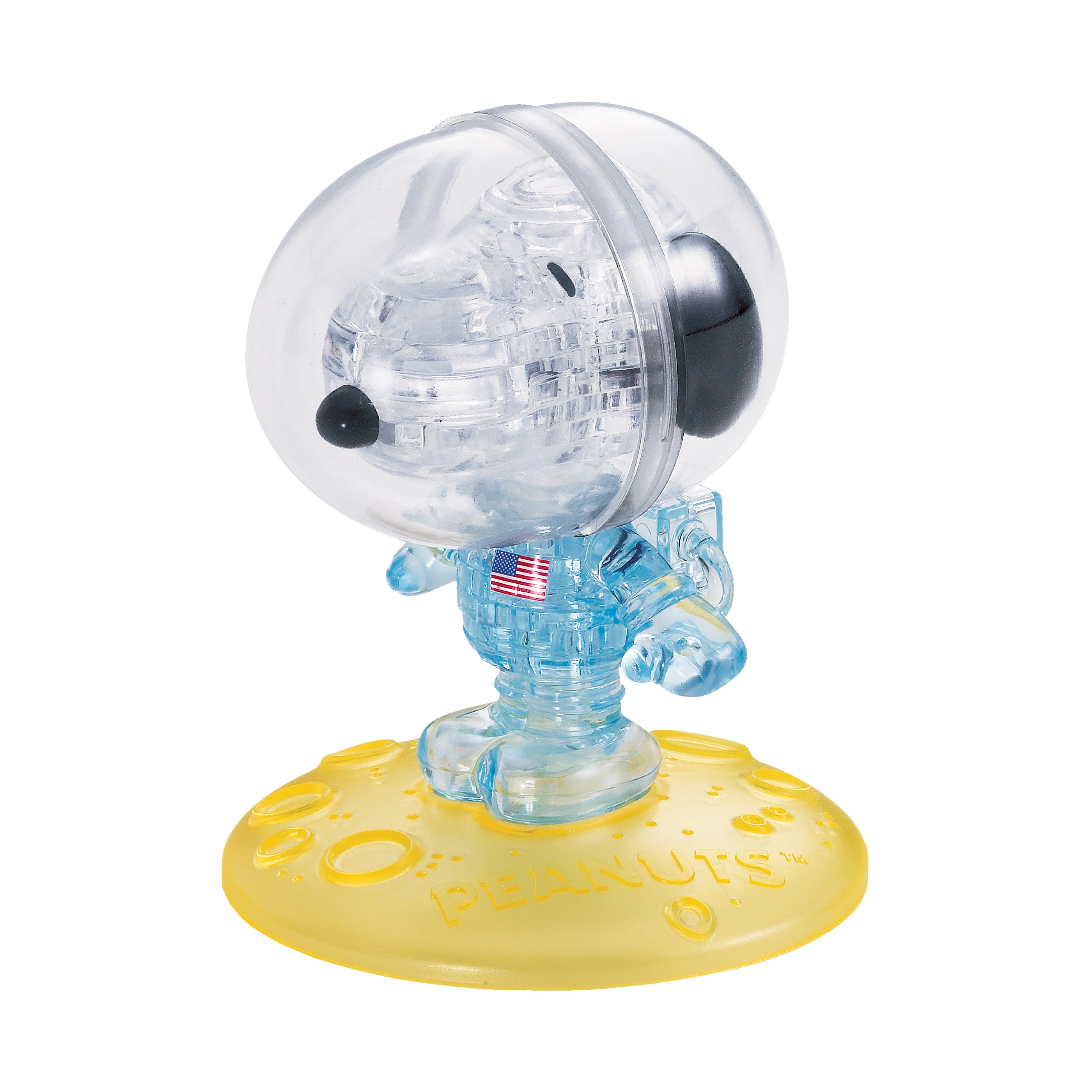 Original 3D Crystal Puzzle&#x2122; Peanuts Astronaut Snoopy 35 Piece Puzzle