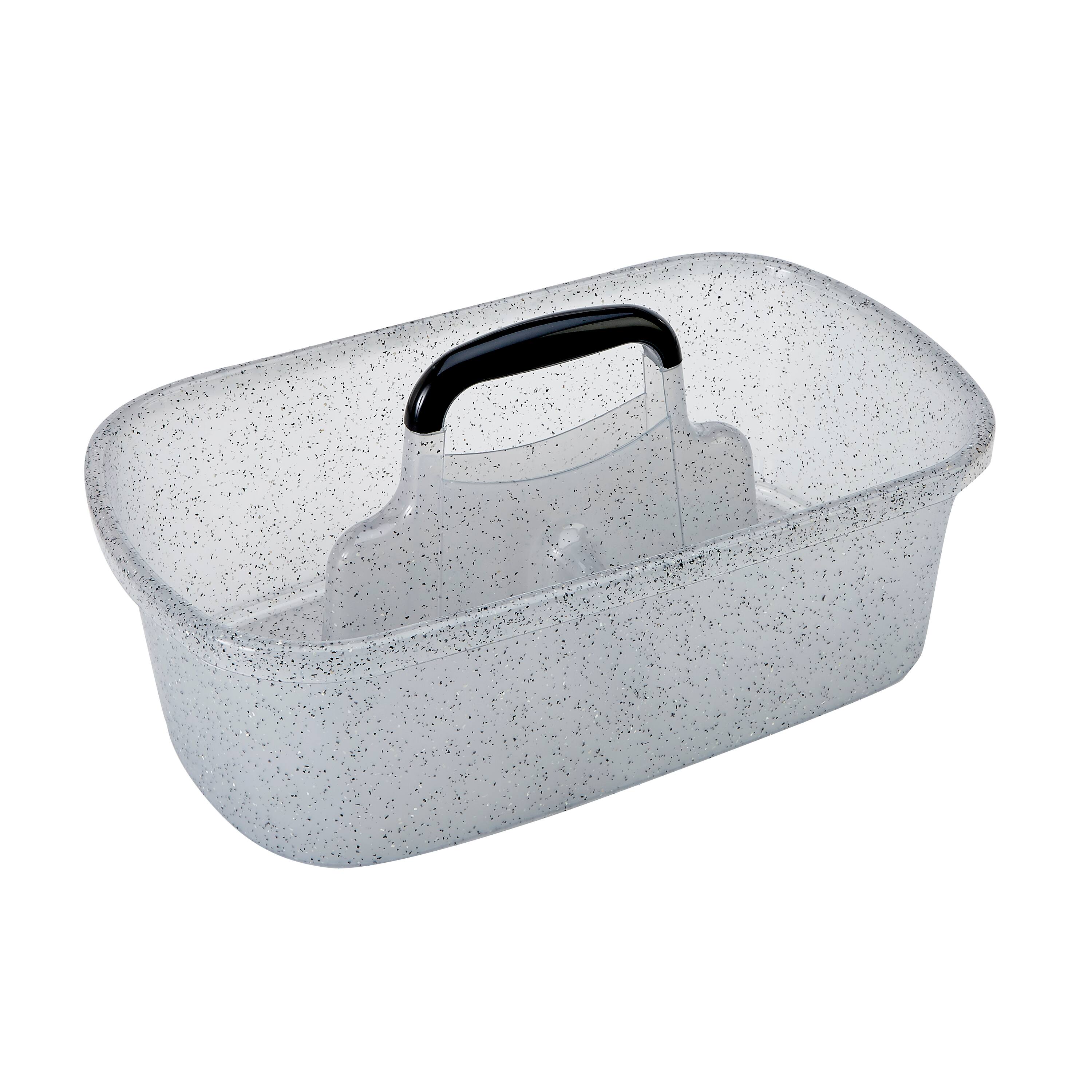 Simplify Gray Granite Look Shower Caddy