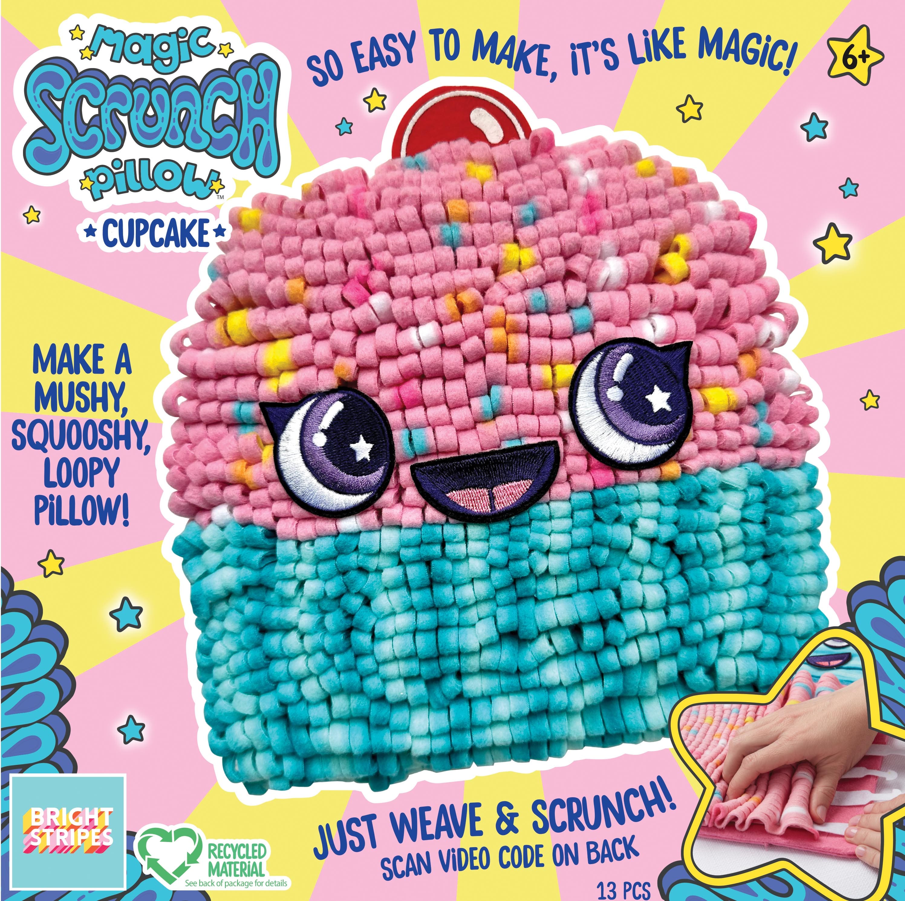 Magic Scrunch&#x2122; Pillow Cupcake Craft Kit