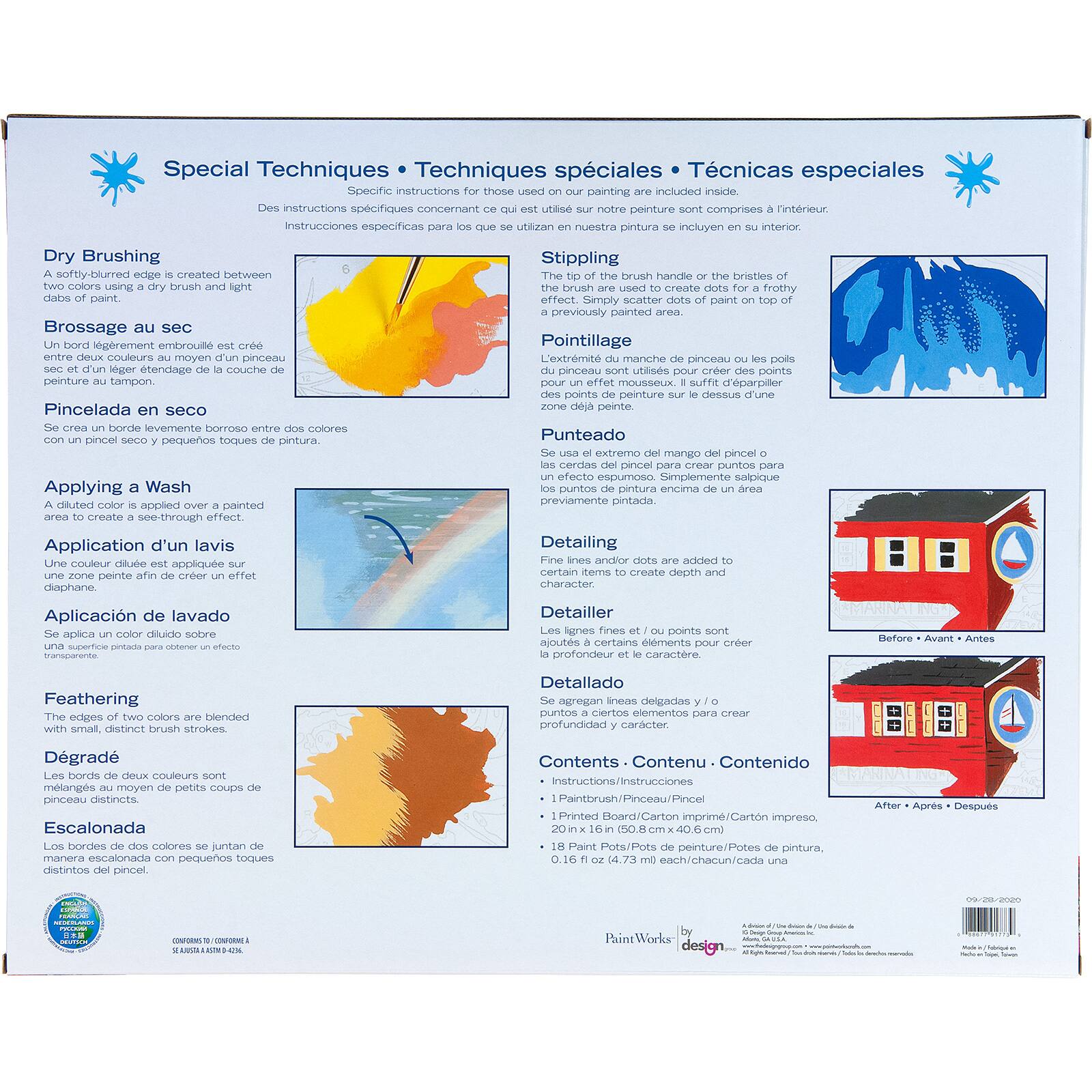 Dimensions&#xAE; PaintWorks&#x2122; Paint-by-Number Kit, Holiday Puppy Truck