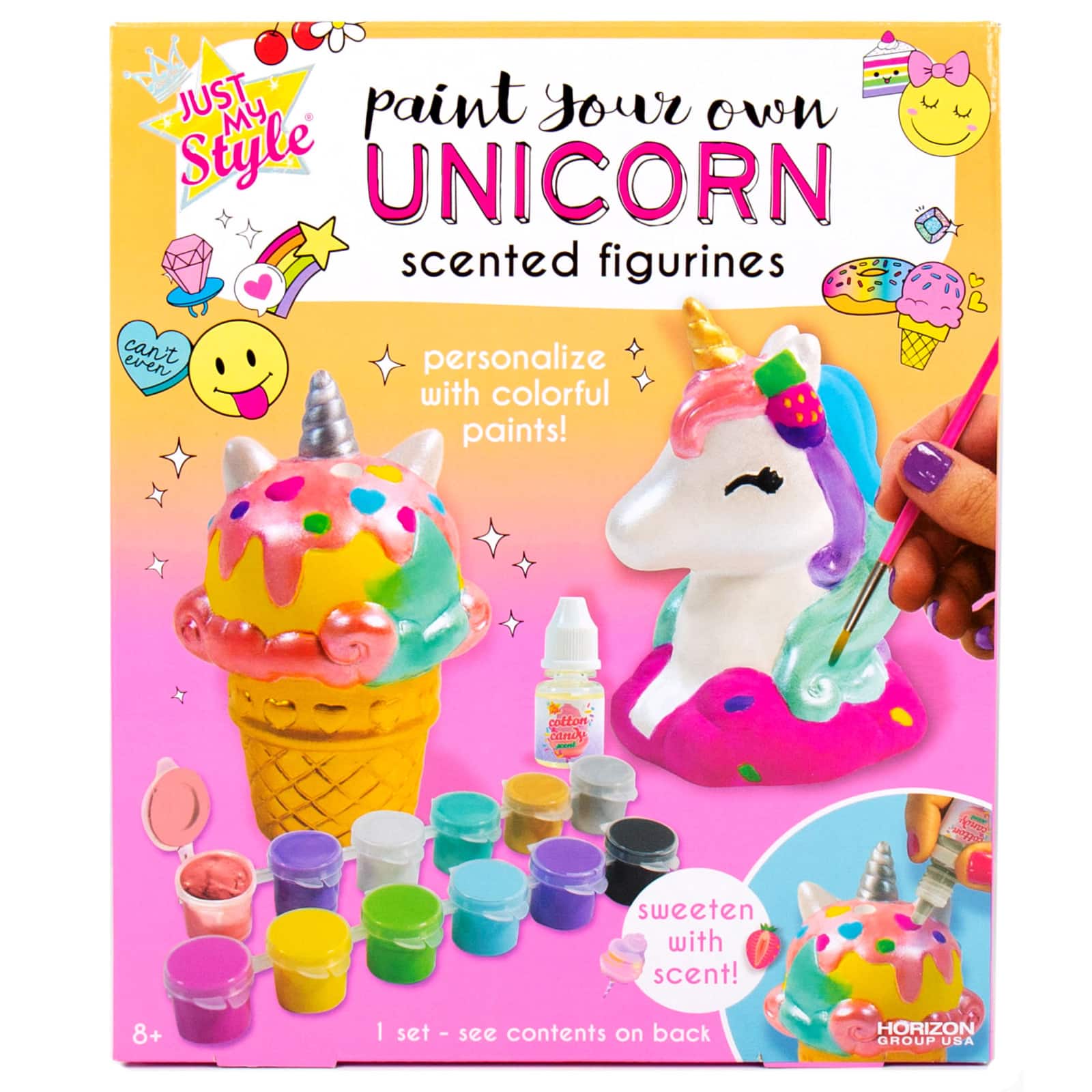 Just My Style® Paint Your Own Scented Unicorn Figurines